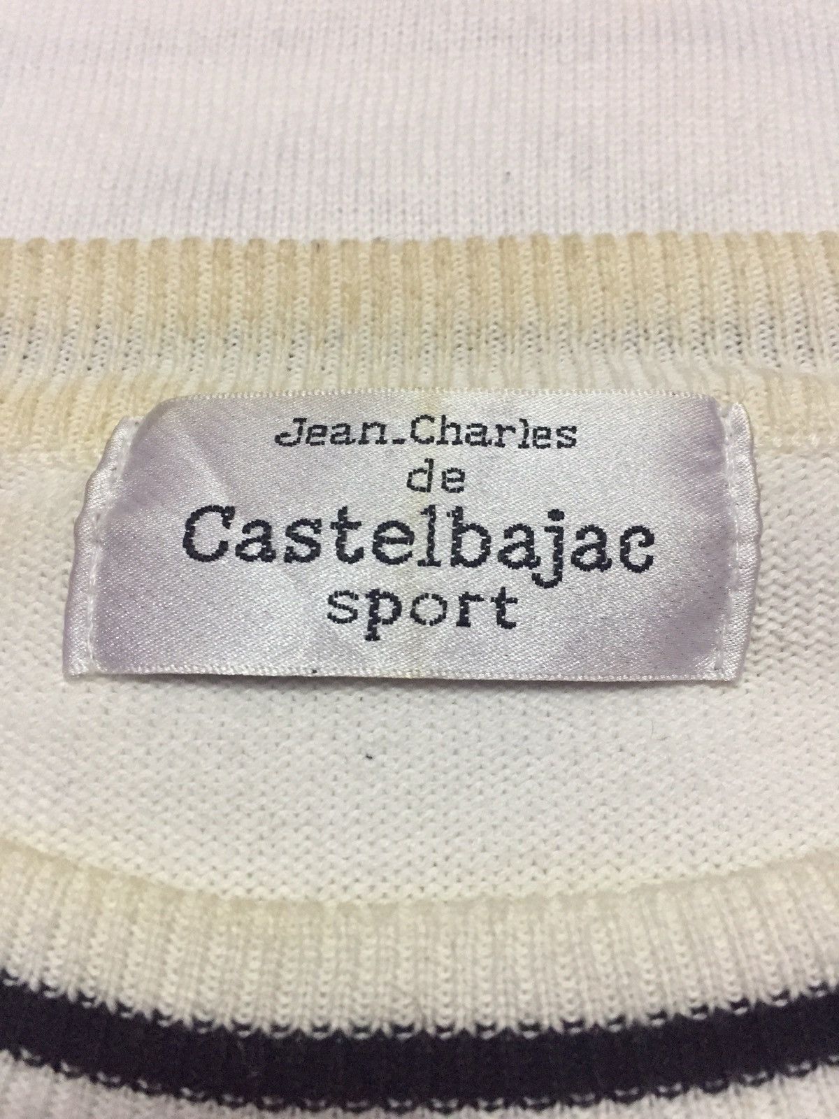 Jean Charles De Castelbajac Vintage 90s Jean Charles De Castelbajac Sport Sweatshirts Size US L / EU 52-54 / 3 - 3 Thumbnail