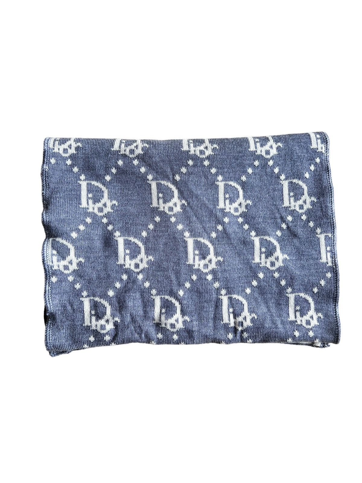 Christian Dior Monsieur ARCHIVE🔥Christian Dior Logomania Monogram Luxury Wool Scarf Size ONE SIZE - 2 Thumbnail
