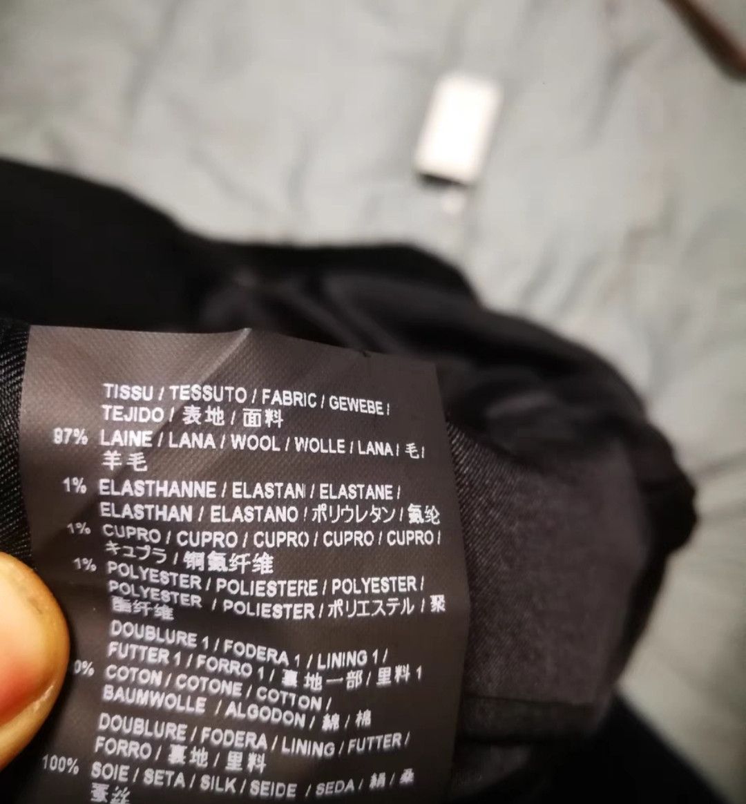 Saint Laurent Paris Saint Laurent Black silver thread velvet suit Size US M / EU 48-50 / 2 - 5 Thumbnail