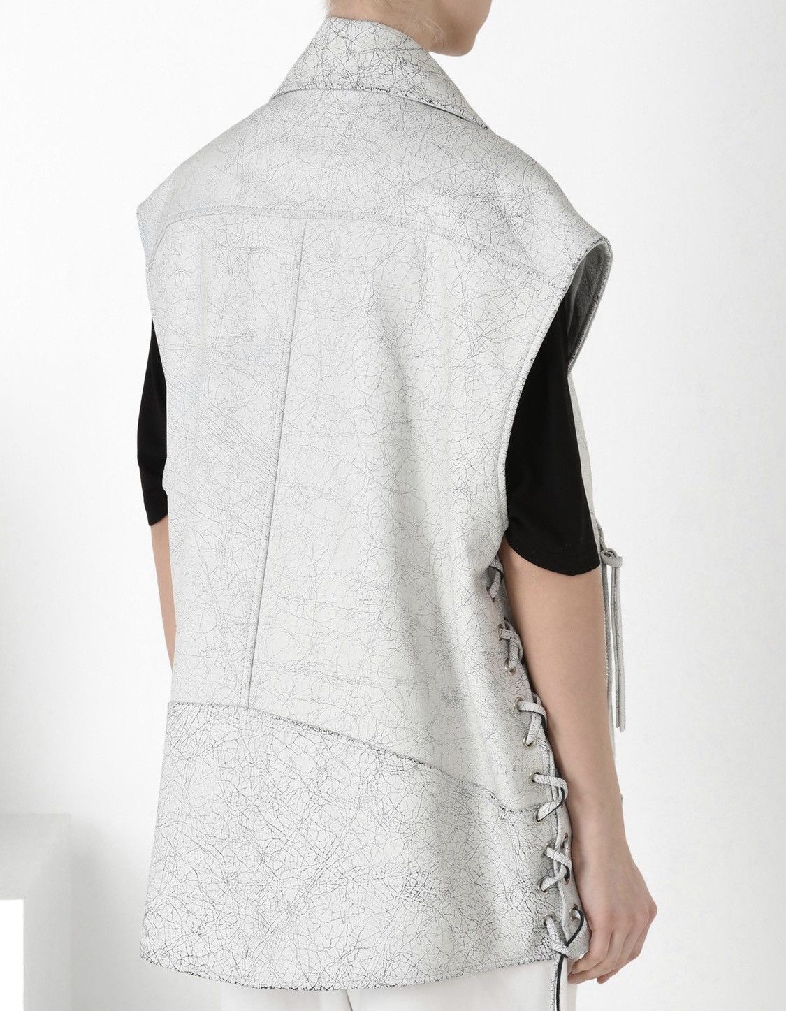 Maison Margiela 🔥$2K VALUE🔥MM6 Maison Margiela Calf Skin Biker Vest Size US M / EU 48-50 / 2 - 8 Thumbnail