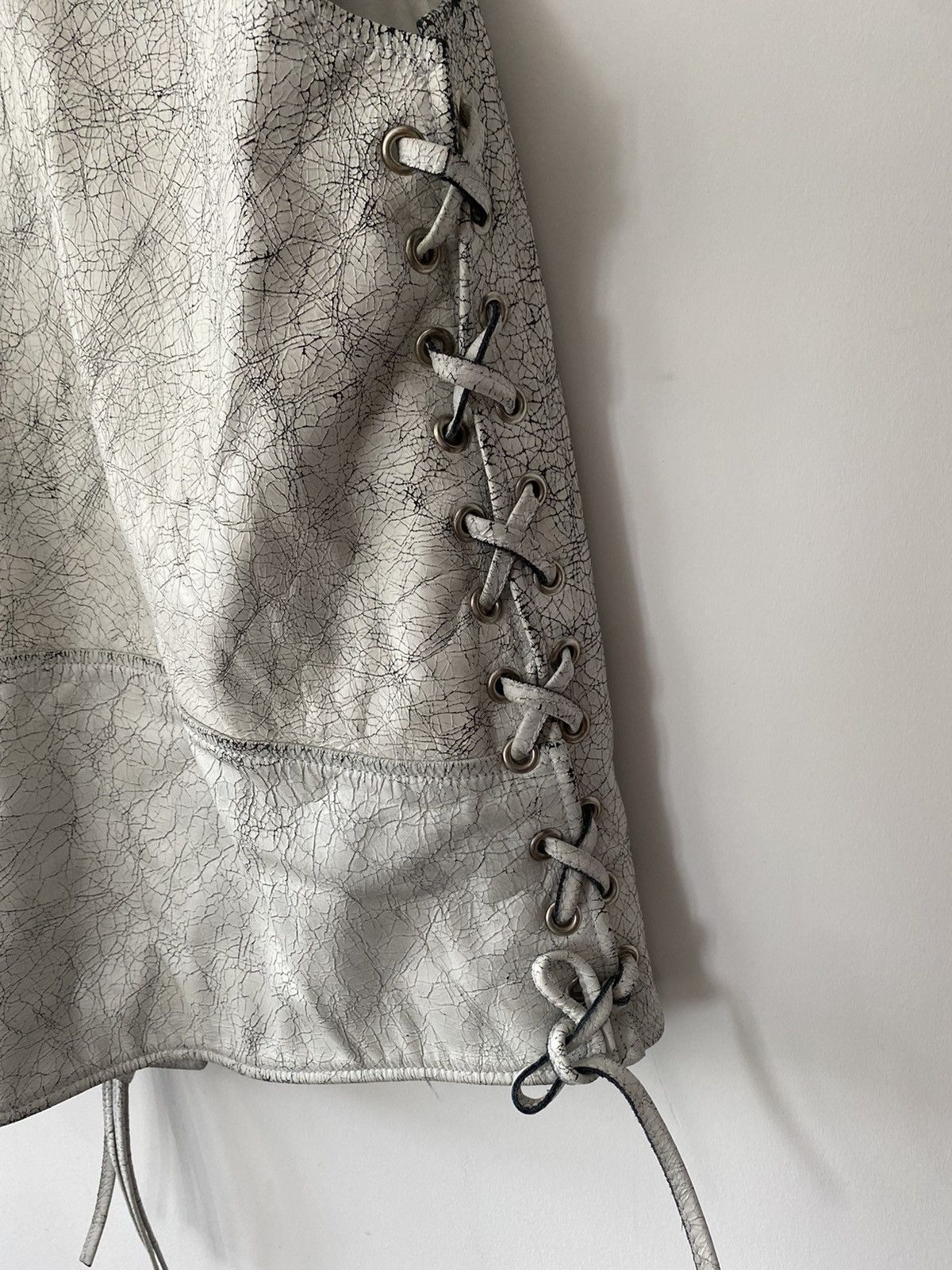 Maison Margiela 🔥$2K VALUE🔥MM6 Maison Margiela Calf Skin Biker Vest Size US M / EU 48-50 / 2 - 12 Thumbnail