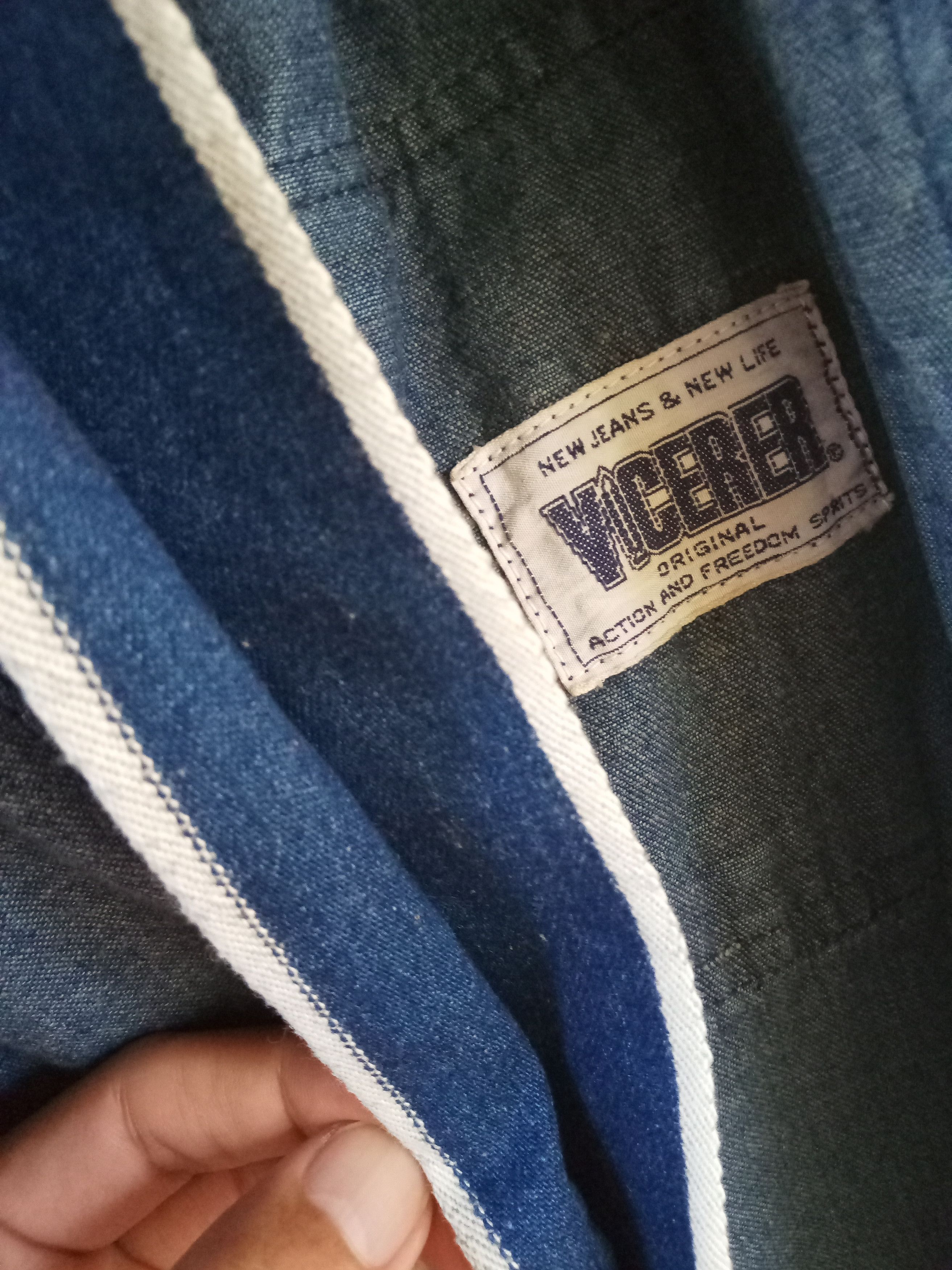 Engineered Garments Vintage Vicerer Engineer Workwear denim Jacket Selvedge 80s Size US M / EU 48-50 / 2 - 9 Thumbnail