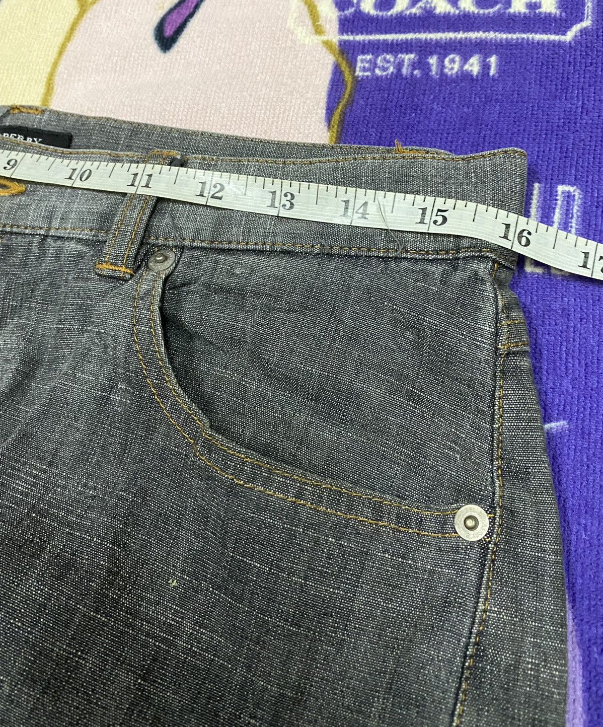 Burberry × Designer BURBERRY Stretchable Pant x Rare x Designer Size US 32 / EU 48 - 16 Thumbnail