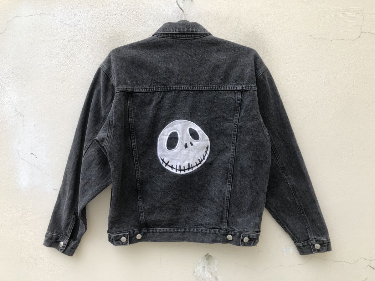 Disney 90s The Nightmare Before Christmas Faded Black Denim Jacket Size US M / EU 48-50 / 2 - 3 Thumbnail