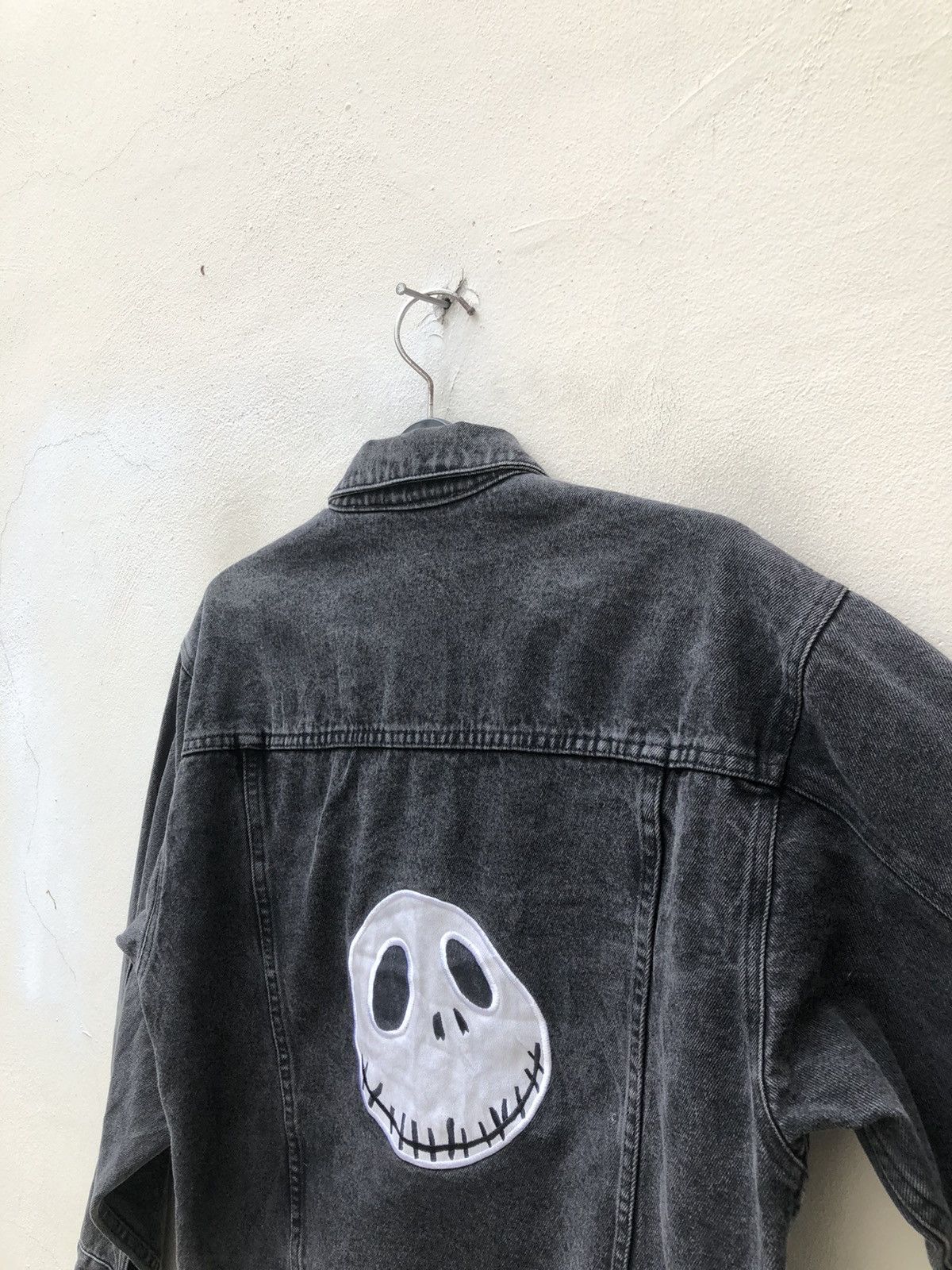Disney 90s The Nightmare Before Christmas Faded Black Denim Jacket Size US M / EU 48-50 / 2 - 5 Thumbnail