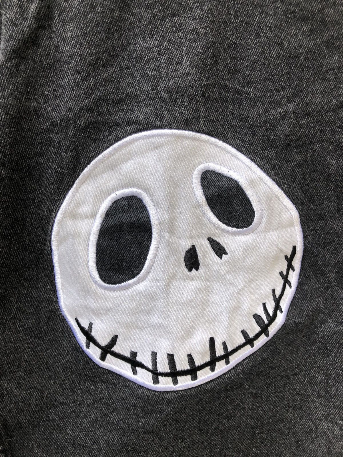 Disney 90s The Nightmare Before Christmas Faded Black Denim Jacket Size US M / EU 48-50 / 2 - 4 Thumbnail