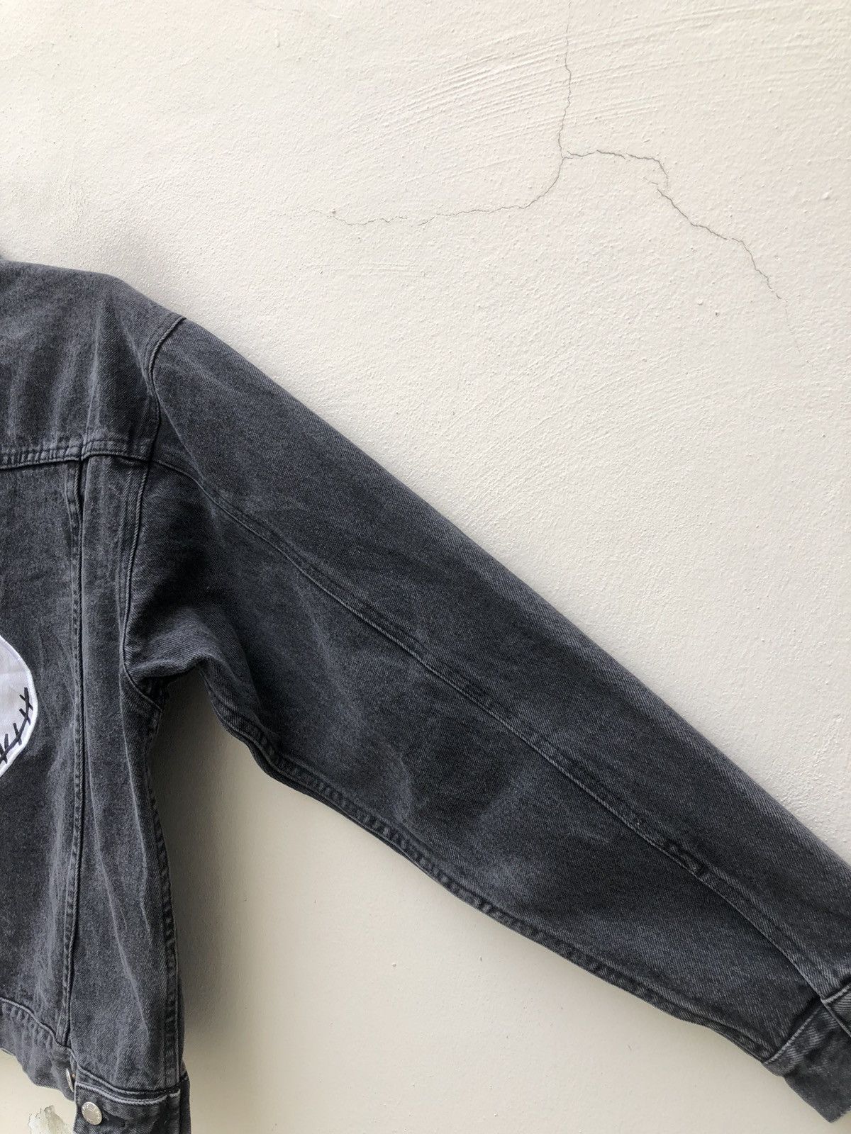 Disney 90s The Nightmare Before Christmas Faded Black Denim Jacket Size US M / EU 48-50 / 2 - 6 Thumbnail