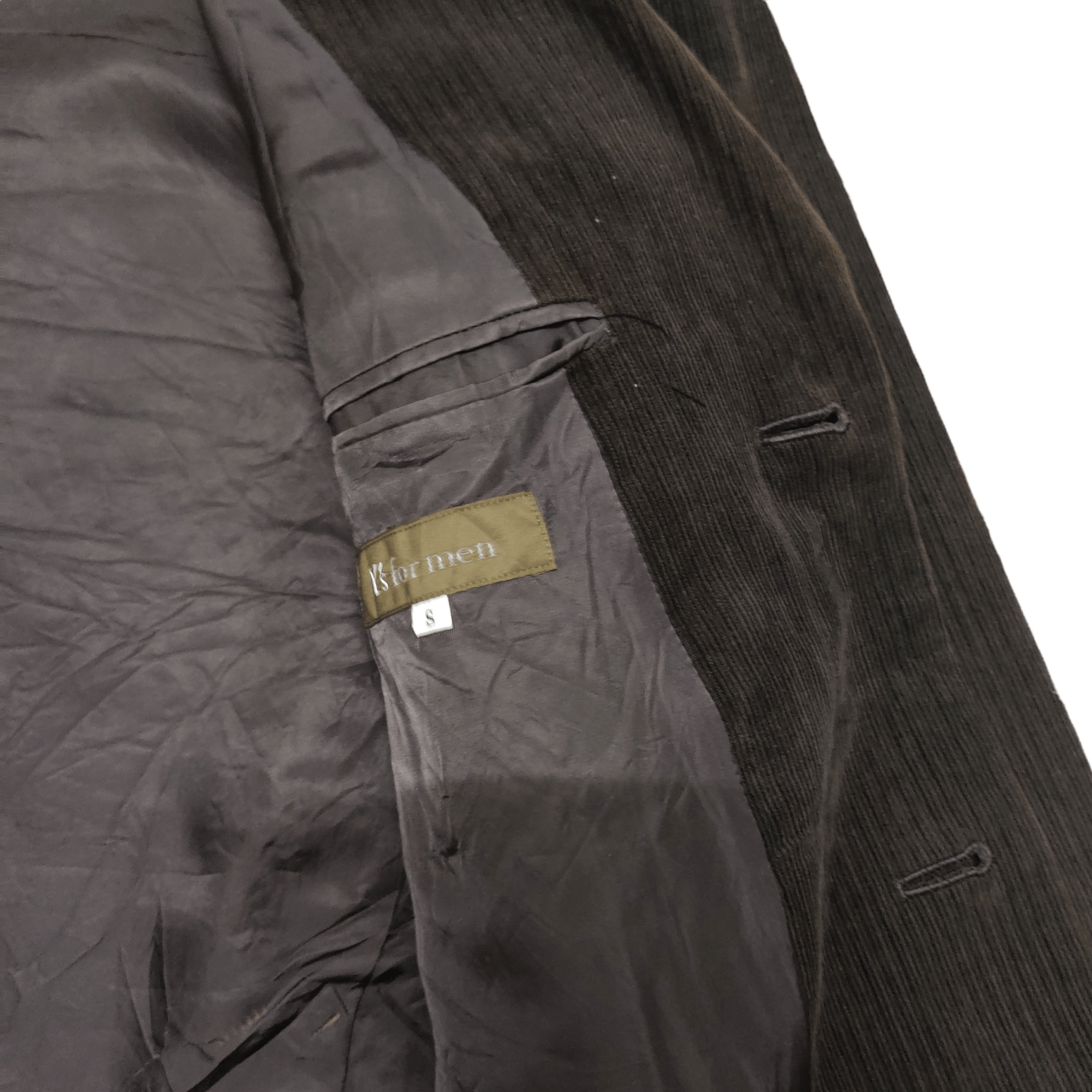 Yohji Yamamoto Ys For Men by Yohji Yamamoto Corduroy Blazer Jacket Size US S / EU 44-46 / 1 - 7 Thumbnail