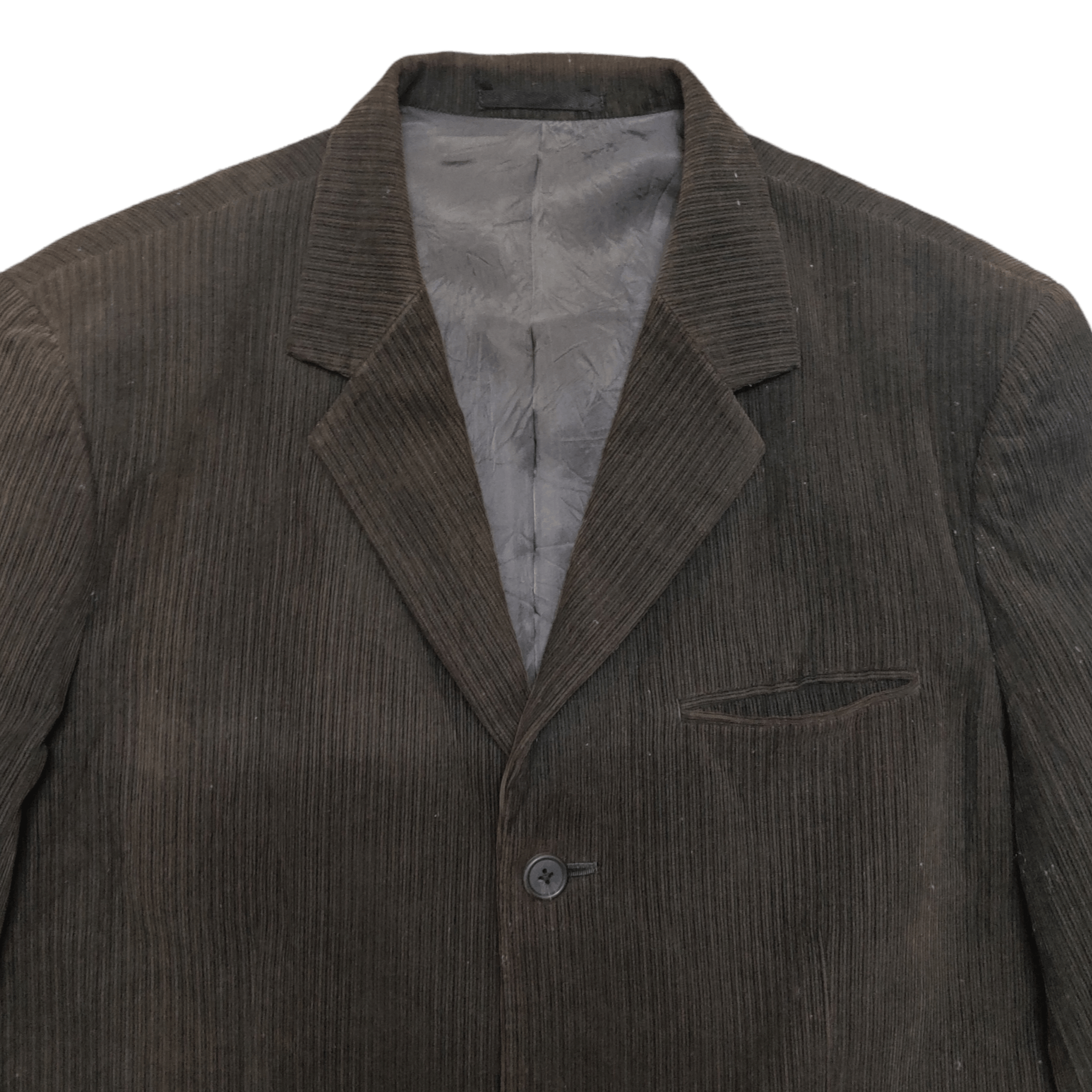 Yohji Yamamoto Ys For Men by Yohji Yamamoto Corduroy Blazer Jacket Size US S / EU 44-46 / 1 - 2 Thumbnail