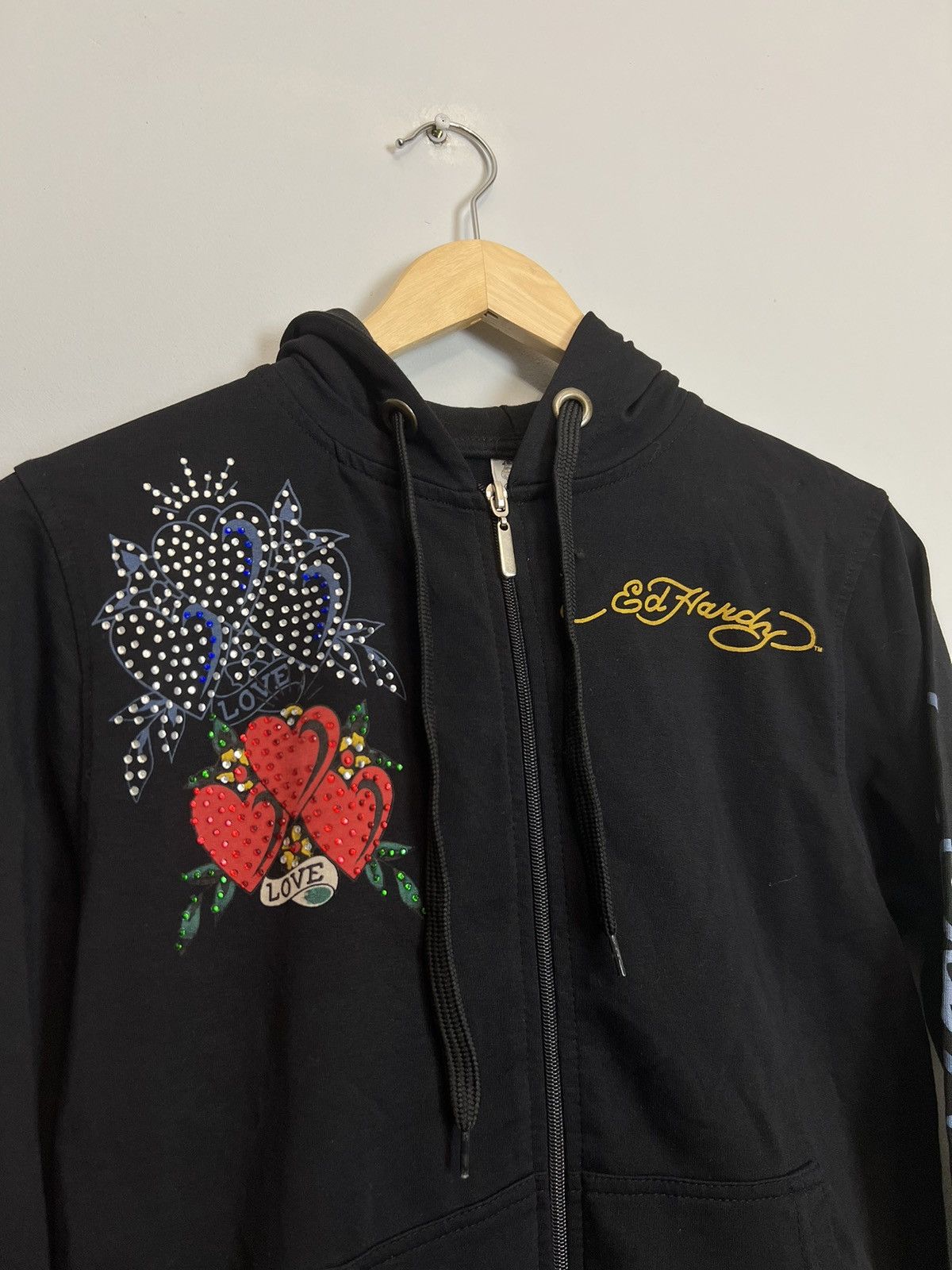 Christian Audigier Rare Ed Hardy by Christian Audigier Hearts vintage Y2K Size M / US 6-8 / IT 42-44 - 3 Thumbnail