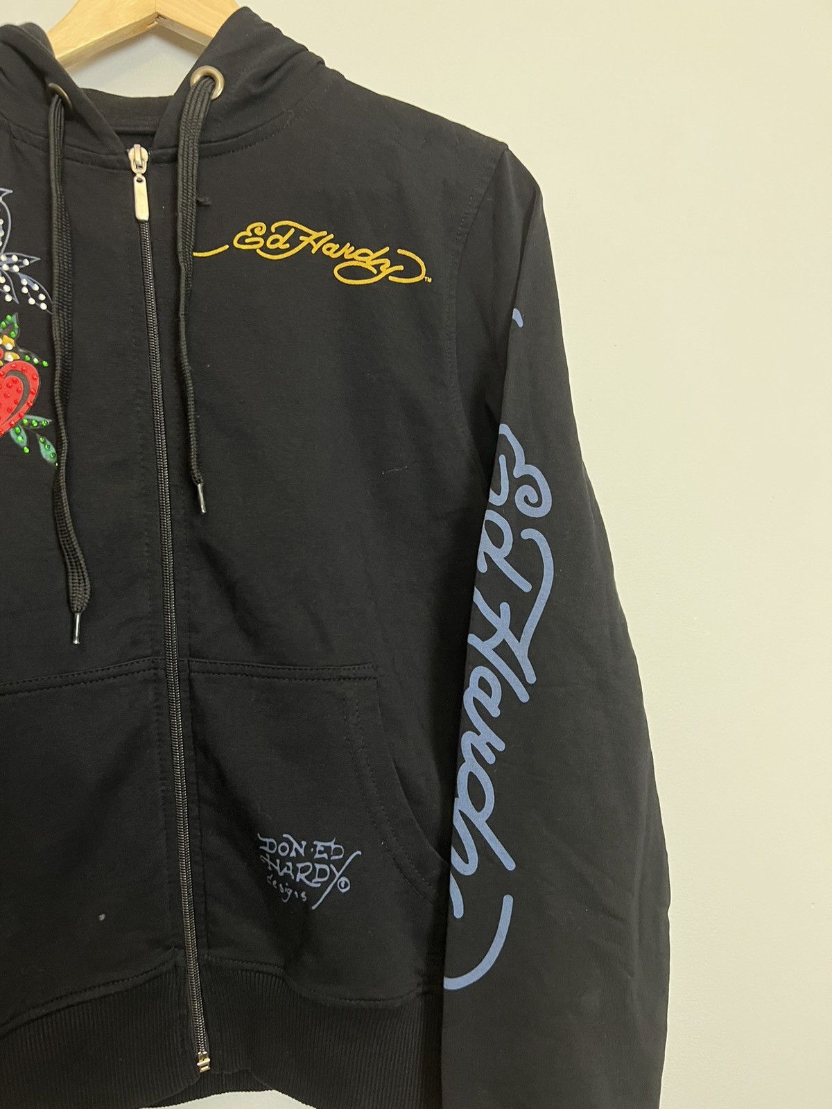Christian Audigier Rare Ed Hardy by Christian Audigier Hearts vintage Y2K Size M / US 6-8 / IT 42-44 - 5 Thumbnail