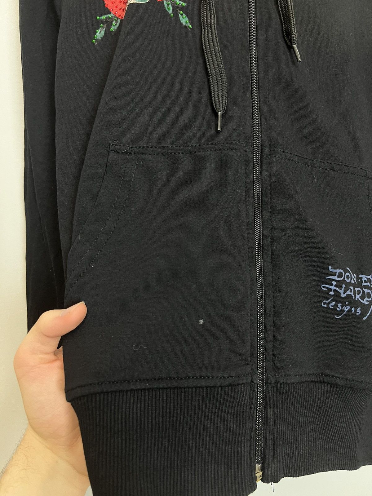 Christian Audigier Rare Ed Hardy by Christian Audigier Hearts vintage Y2K Size M / US 6-8 / IT 42-44 - 6 Thumbnail