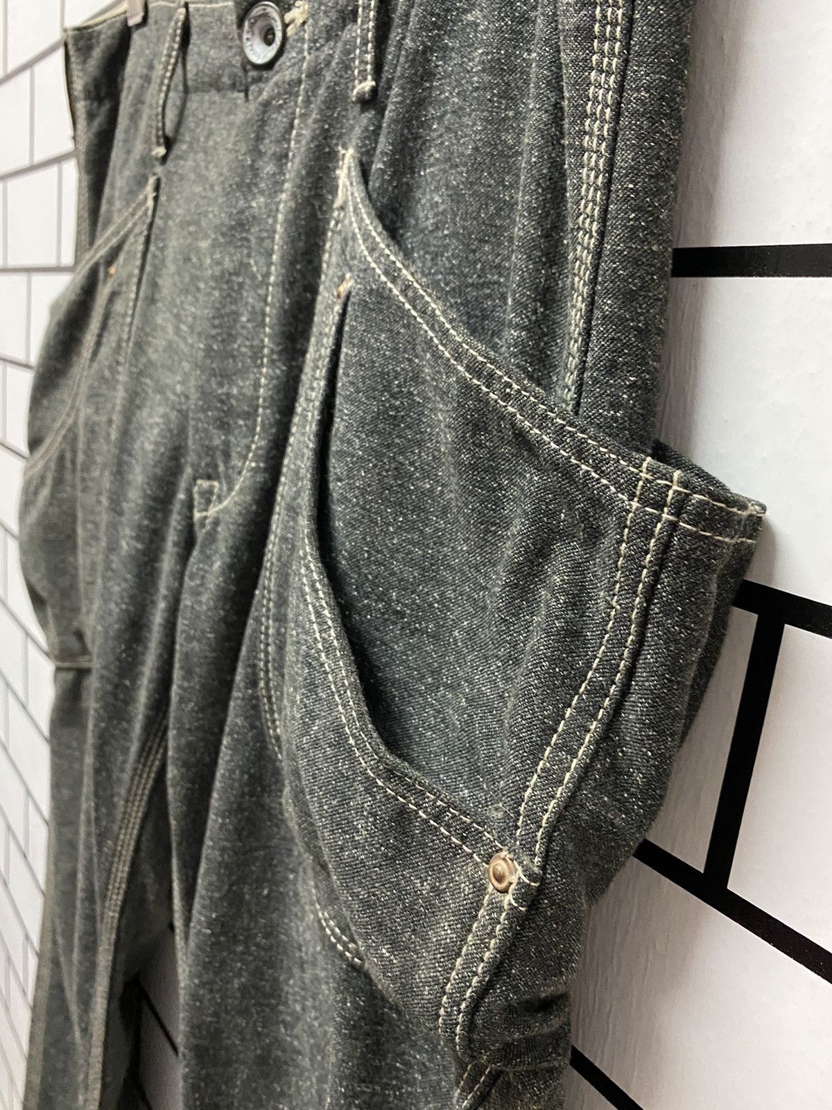 Japan Blue × Japanese Brand Blue Way Japan Made Cargo Baker Casual Workwear Pants Size US 33 - 7 Thumbnail