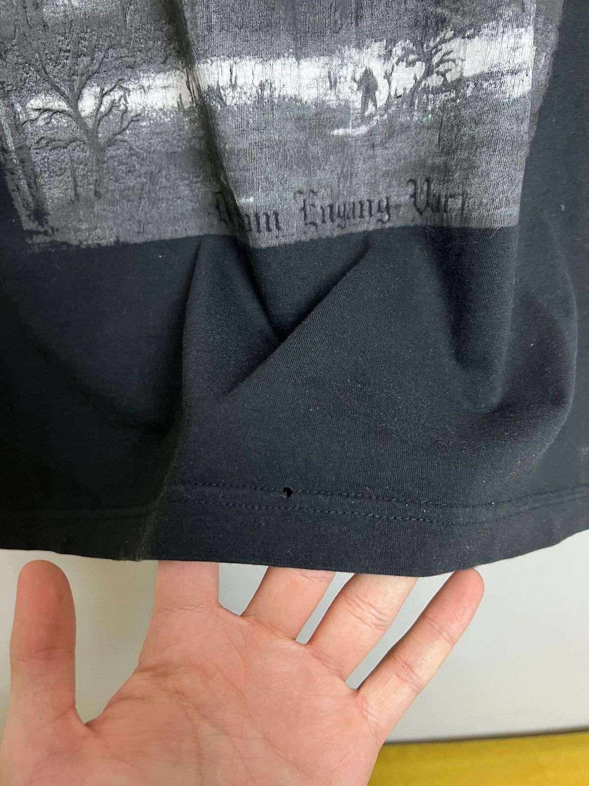 Band Tees Vintage Rare Burzum Det Som 90s Vtg Black Metal Tshirt Size US L / EU 52-54 / 3 - 6 Thumbnail