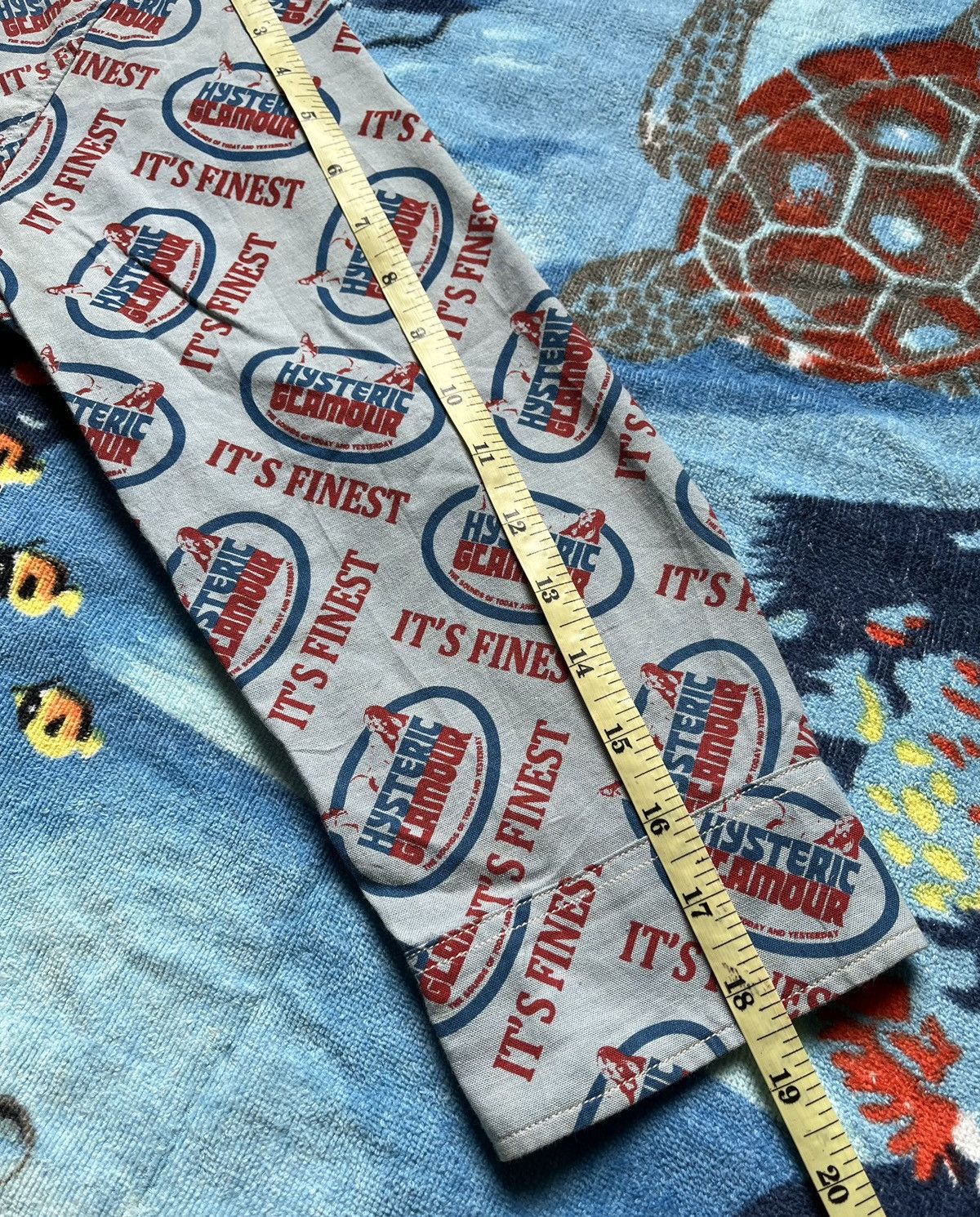 Designer × Hysteric Glamour × Japanese Brand HYSTERIC GLAMOUR FullPrint Button Ups Shirt x Rare Size US M / EU 48-50 / 2 - 14 Thumbnail