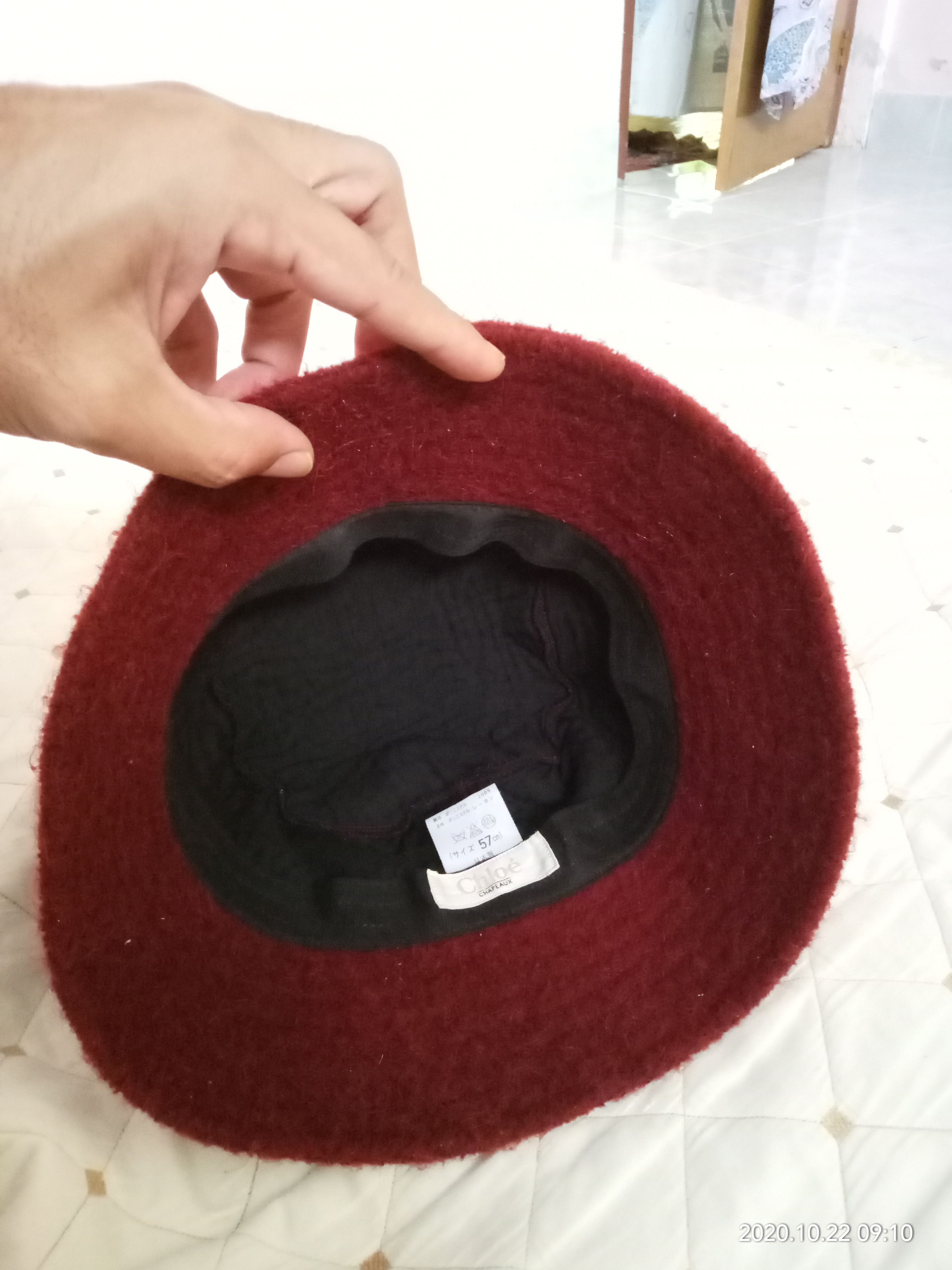 Chloe Vintage Chloe Bucket Hat Wool Fashion Luxury 57cm Japan Size ONE SIZE - 3 Thumbnail