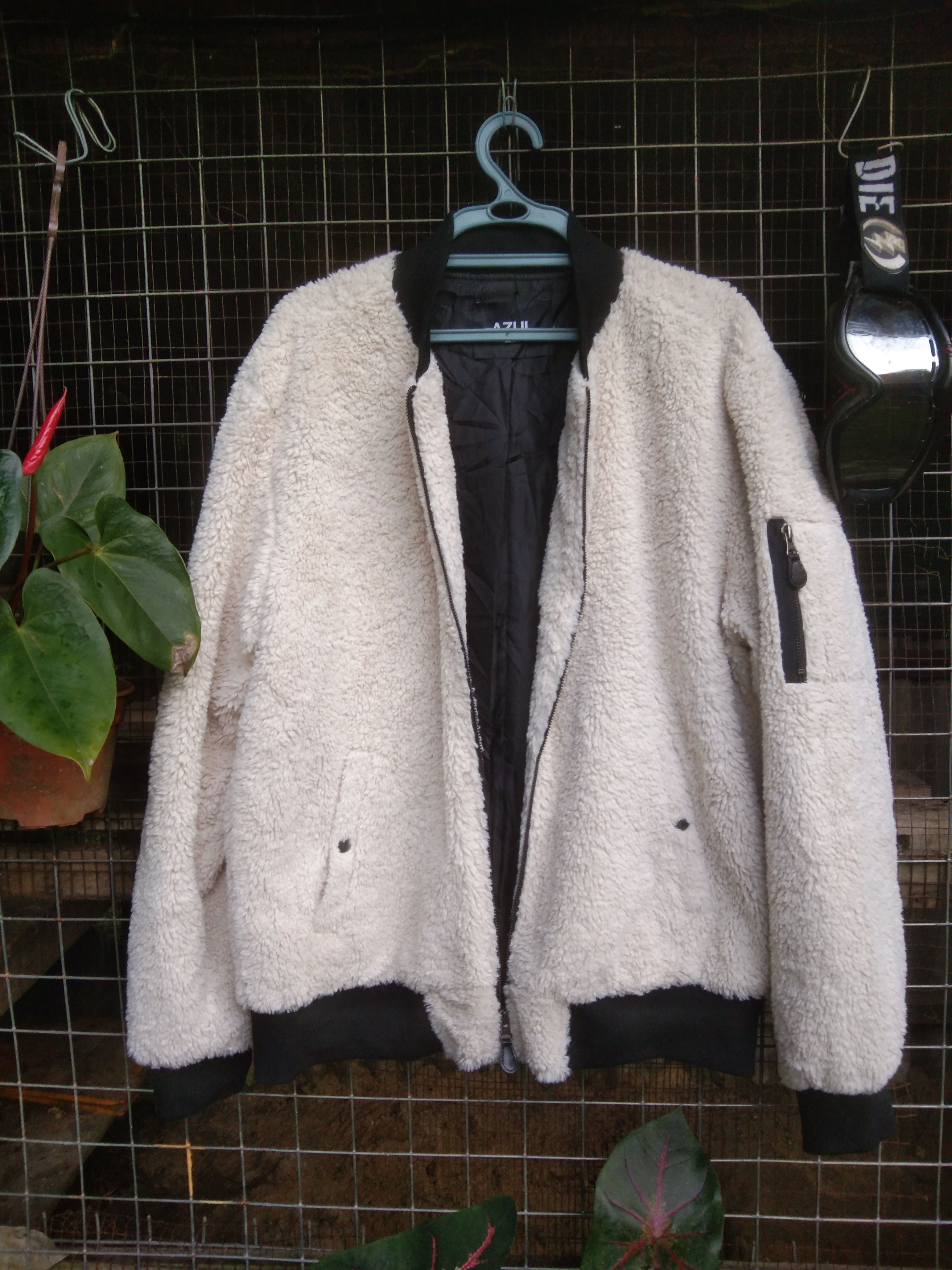 Japanese Brand × MOUSSY AZUL by MOUSSY FLEECE SHERPA JACKET Size US L / EU 52-54 / 3 - 2 Thumbnail