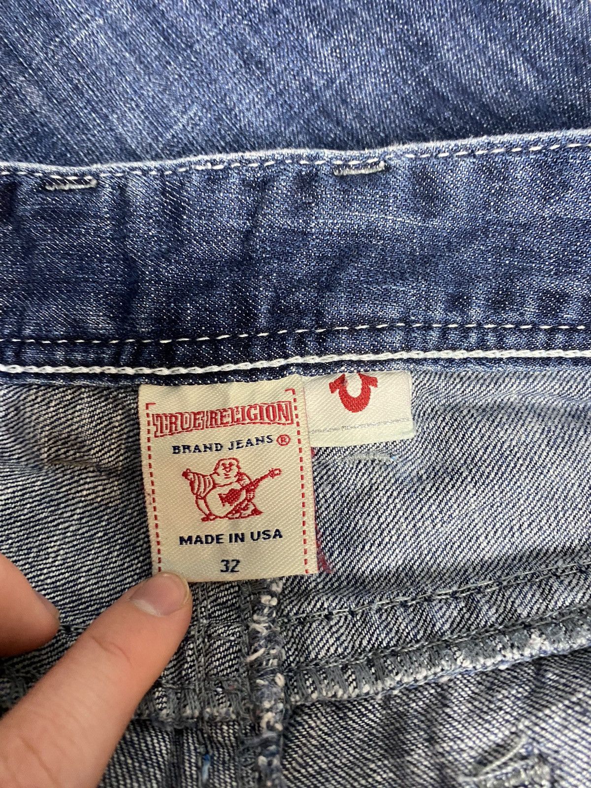 True Religion Rare True Religion 32 Drip Y2K Denim Pants Travis Vibe Size US 32 / EU 48 - 5 Thumbnail