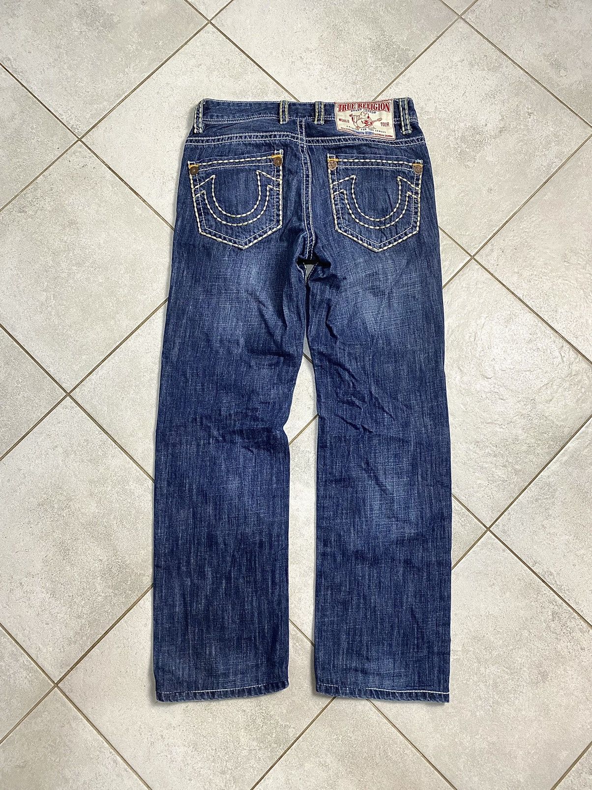 Rare True Religion 32 Drip Y2K Denim Pants Travis Vibe