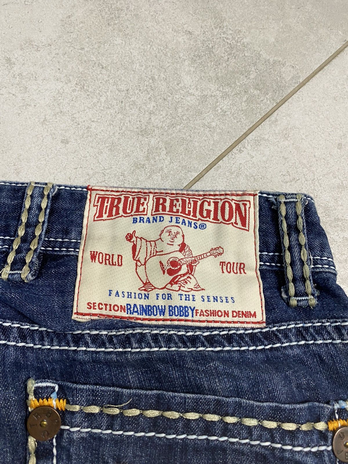 True Religion Rare True Religion 32 Drip Y2K Denim Pants Travis Vibe Size US 32 / EU 48 - 4 Thumbnail