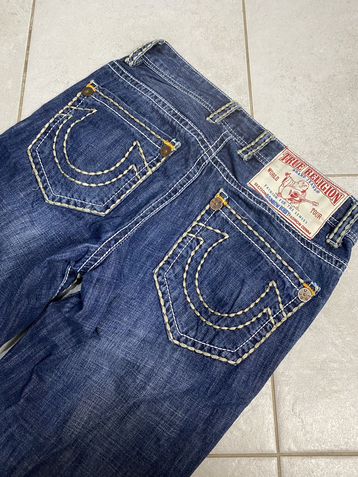 True Religion Rare True Religion 32 Drip Y2K Denim Pants Travis Vibe Size US 32 / EU 48 - 3 Thumbnail
