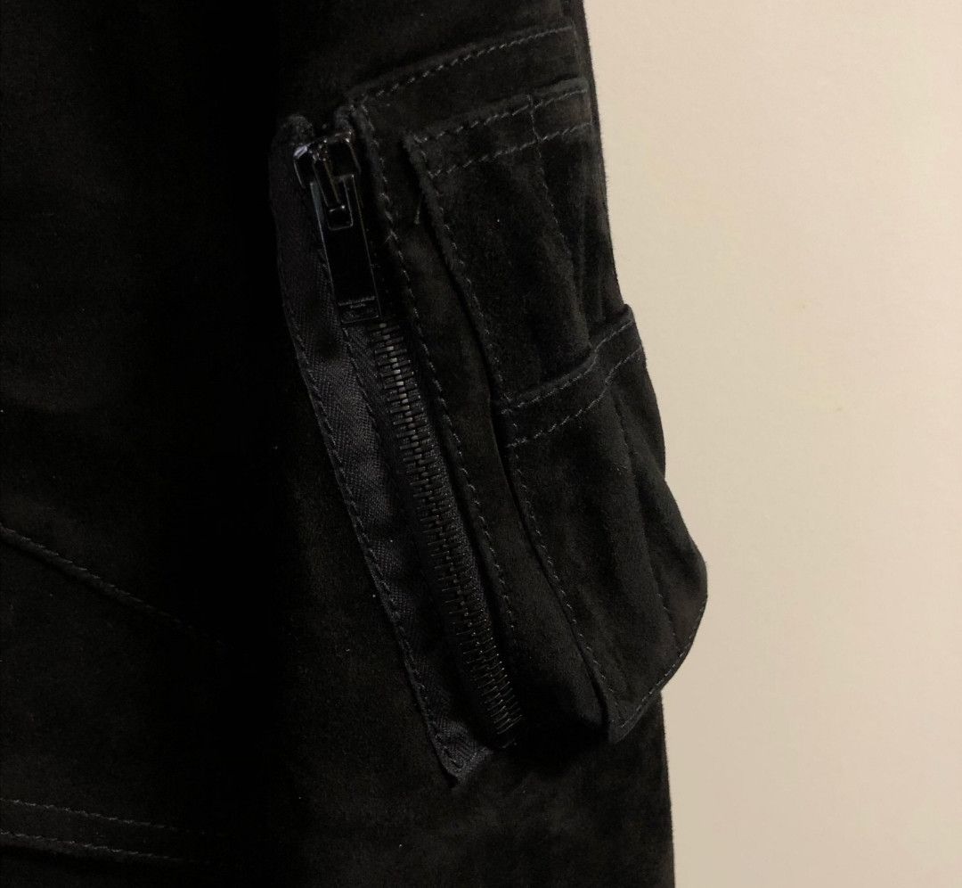 Saint Laurent Paris Saint Laurent Black suede jacket Size US S / EU 44-46 / 1 - 2 Thumbnail