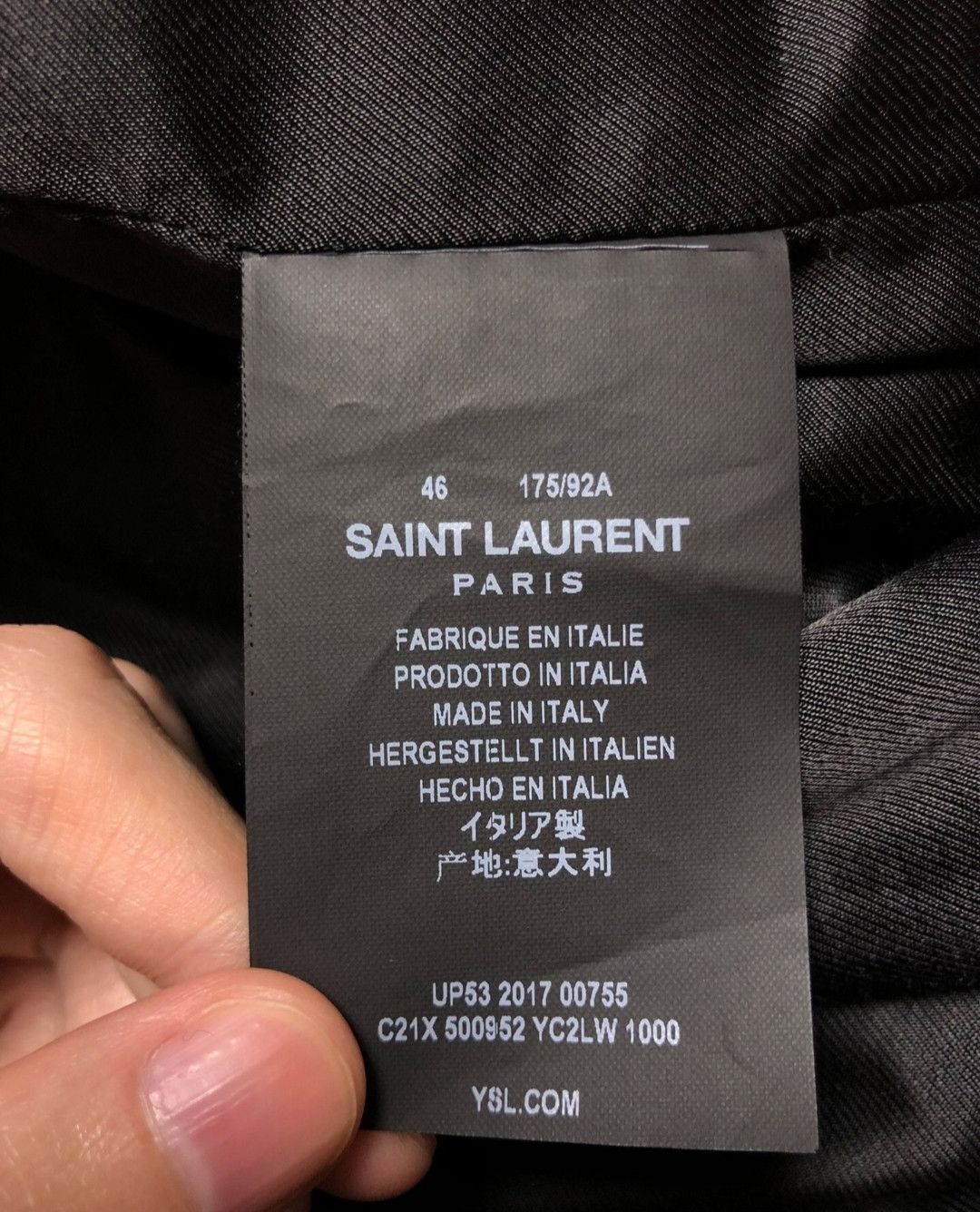 Saint Laurent Paris Saint Laurent Black suede jacket Size US S / EU 44-46 / 1 - 6 Thumbnail