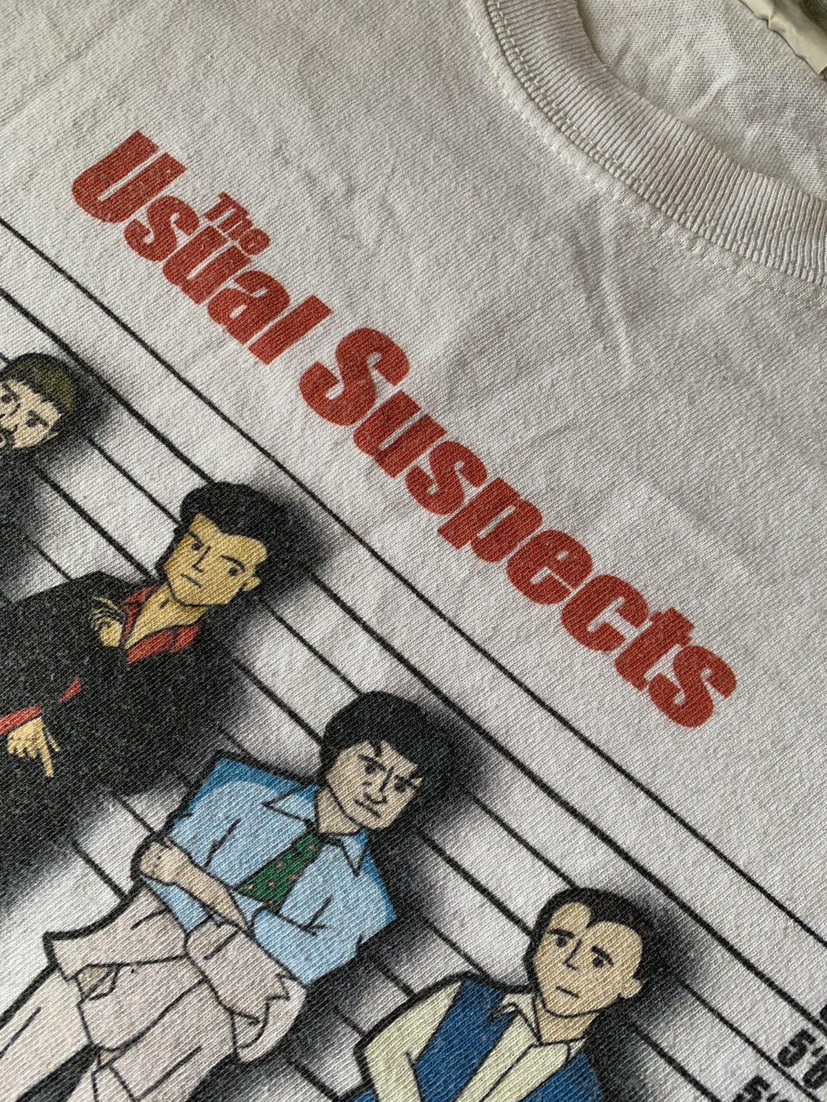 Other Vintage The Usual Suspects 90’s white logo tee Size US L / EU 52-54 / 3 - 6 Thumbnail