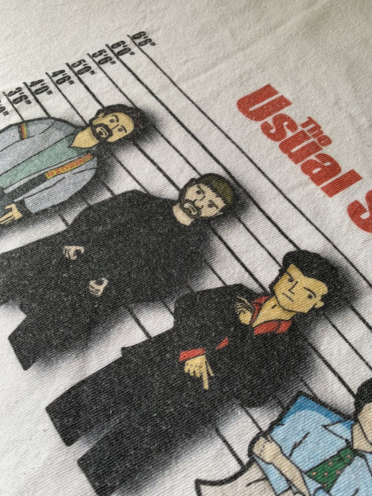 Other Vintage The Usual Suspects 90’s white logo tee Size US L / EU 52-54 / 3 - 4 Thumbnail
