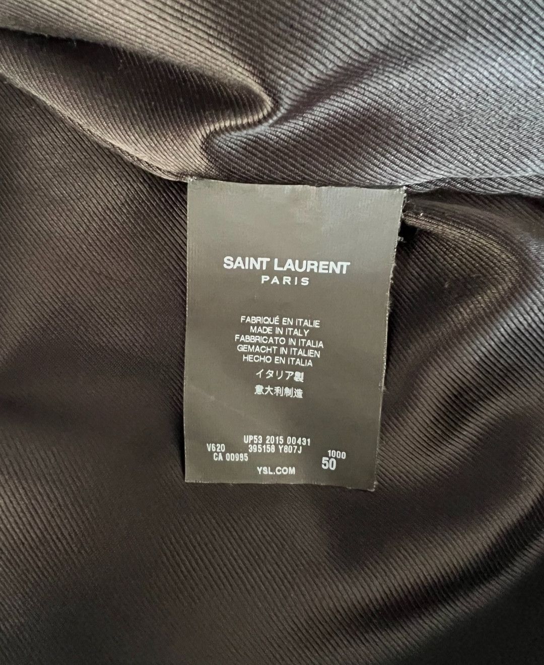 Saint Laurent Paris Saint Laurent Classic black leopard print jacket Size US M / EU 48-50 / 2 - 5 Thumbnail