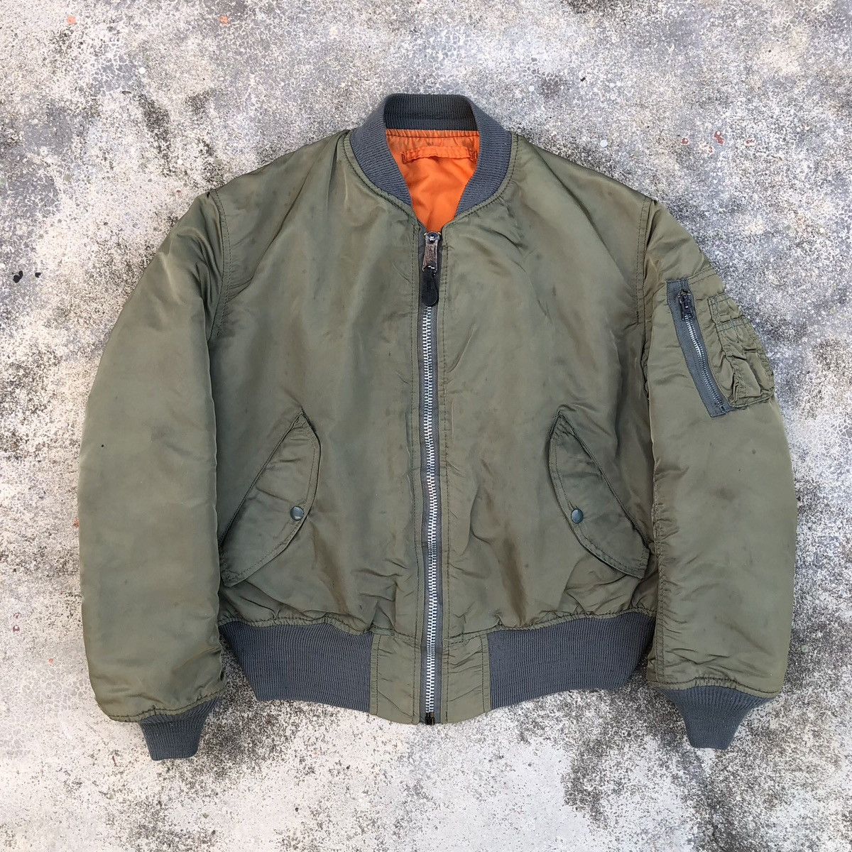 Alpha Industries Vintage Alpha Industries Flyers Man Intermediate MA-1 Jacket Size US M / EU 48-50 / 2 - 7 Thumbnail