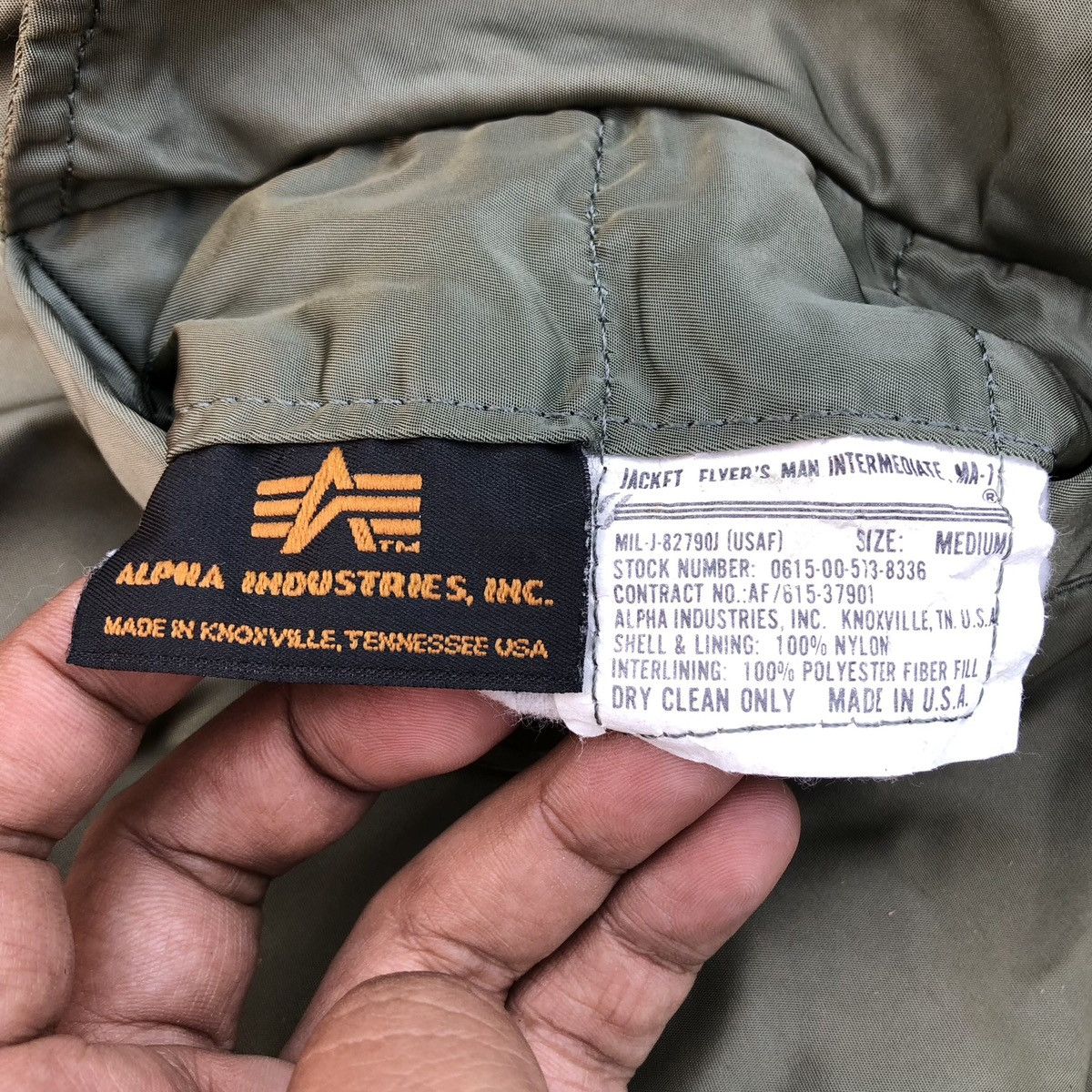Alpha Industries Vintage Alpha Industries Flyers Man Intermediate MA-1 Jacket Size US M / EU 48-50 / 2 - 17 Thumbnail