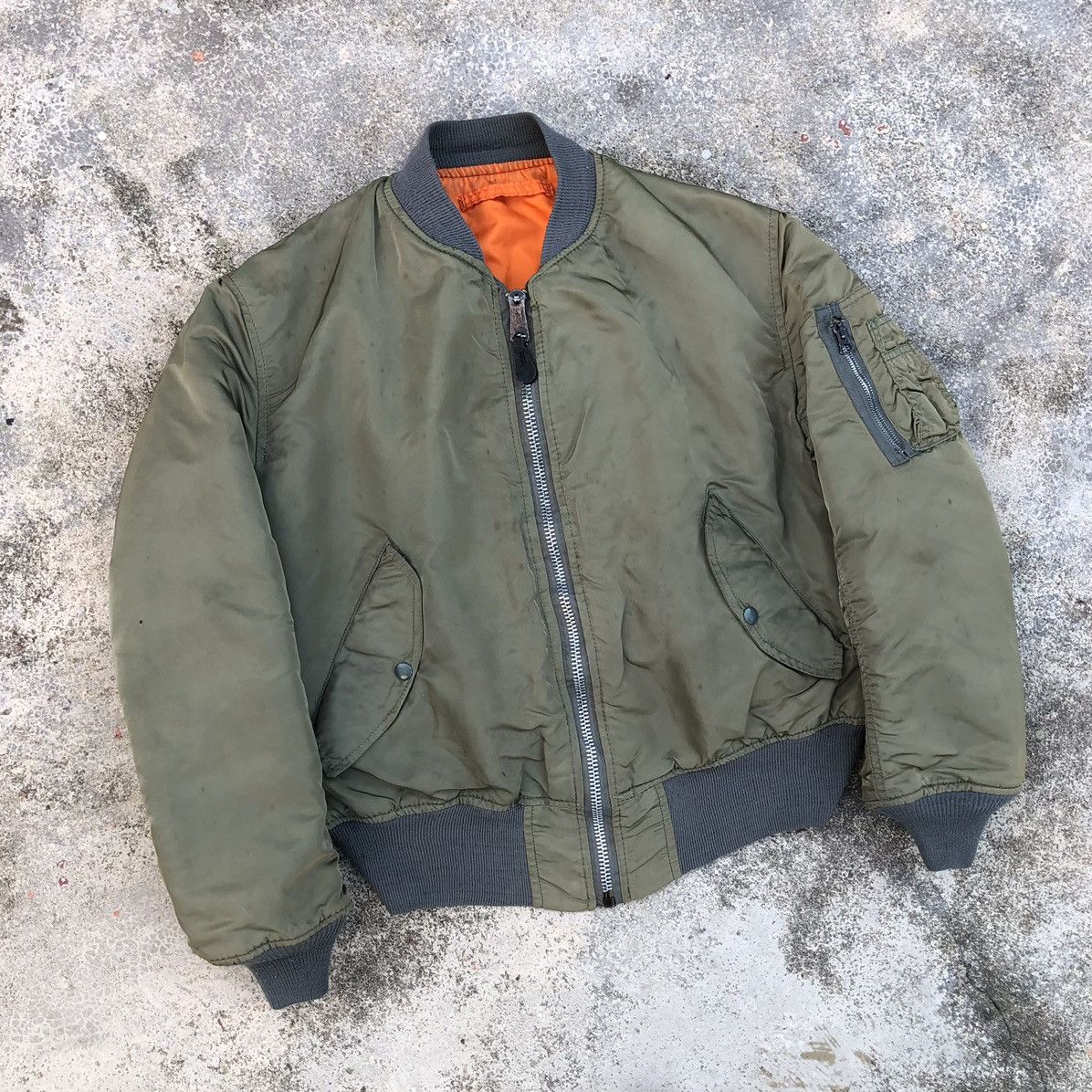 Alpha Industries Vintage Alpha Industries Flyers Man Intermediate MA-1 Jacket Size US M / EU 48-50 / 2 - 3 Thumbnail