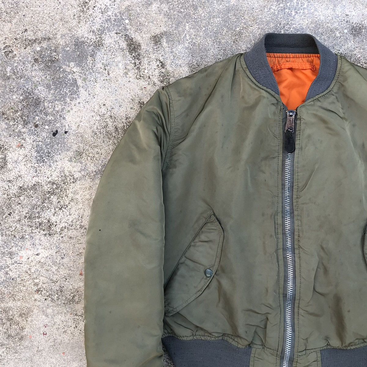 Alpha Industries Vintage Alpha Industries Flyers Man Intermediate MA-1 Jacket Size US M / EU 48-50 / 2 - 10 Thumbnail