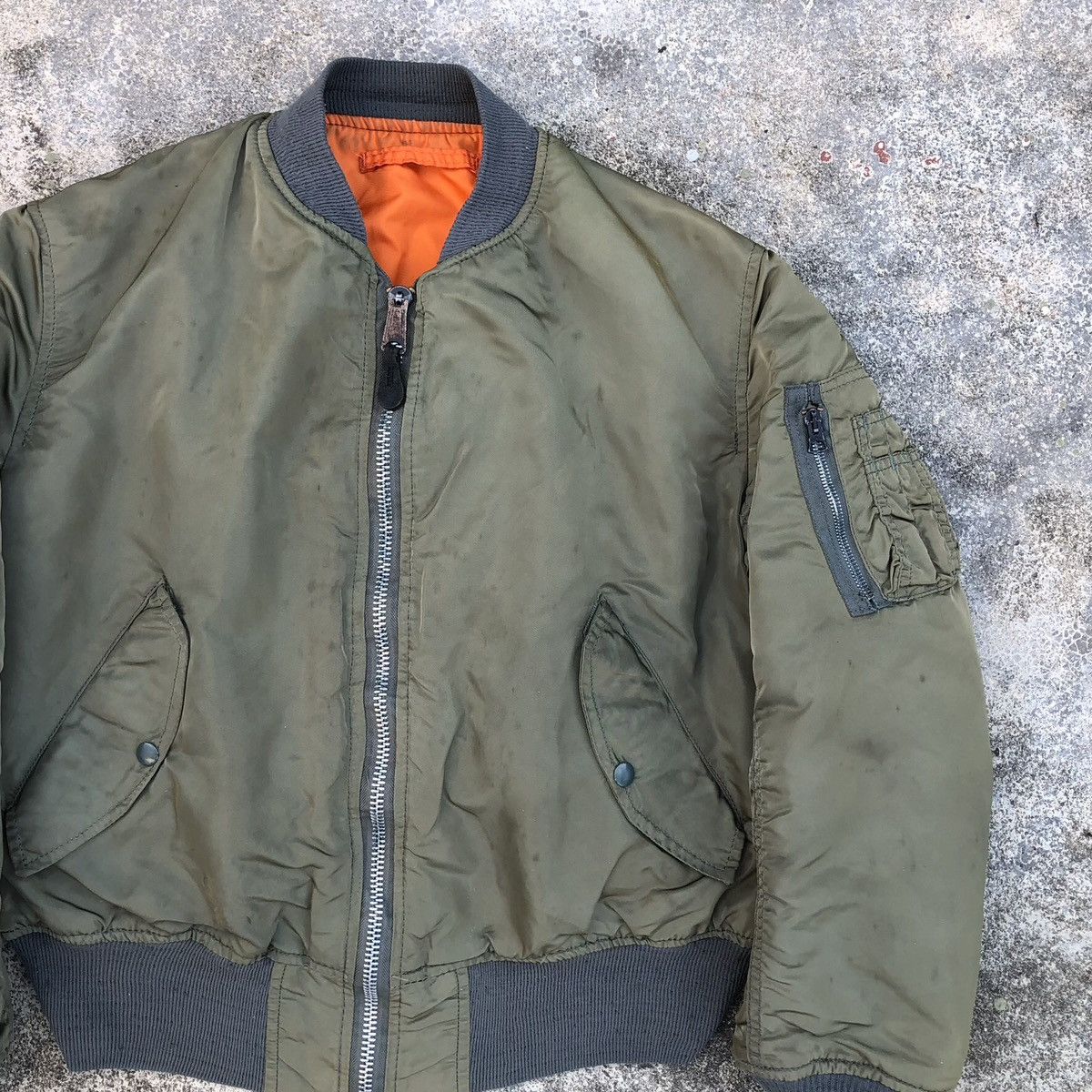 Alpha Industries Vintage Alpha Industries Flyers Man Intermediate MA-1 Jacket Size US M / EU 48-50 / 2 - 9 Thumbnail