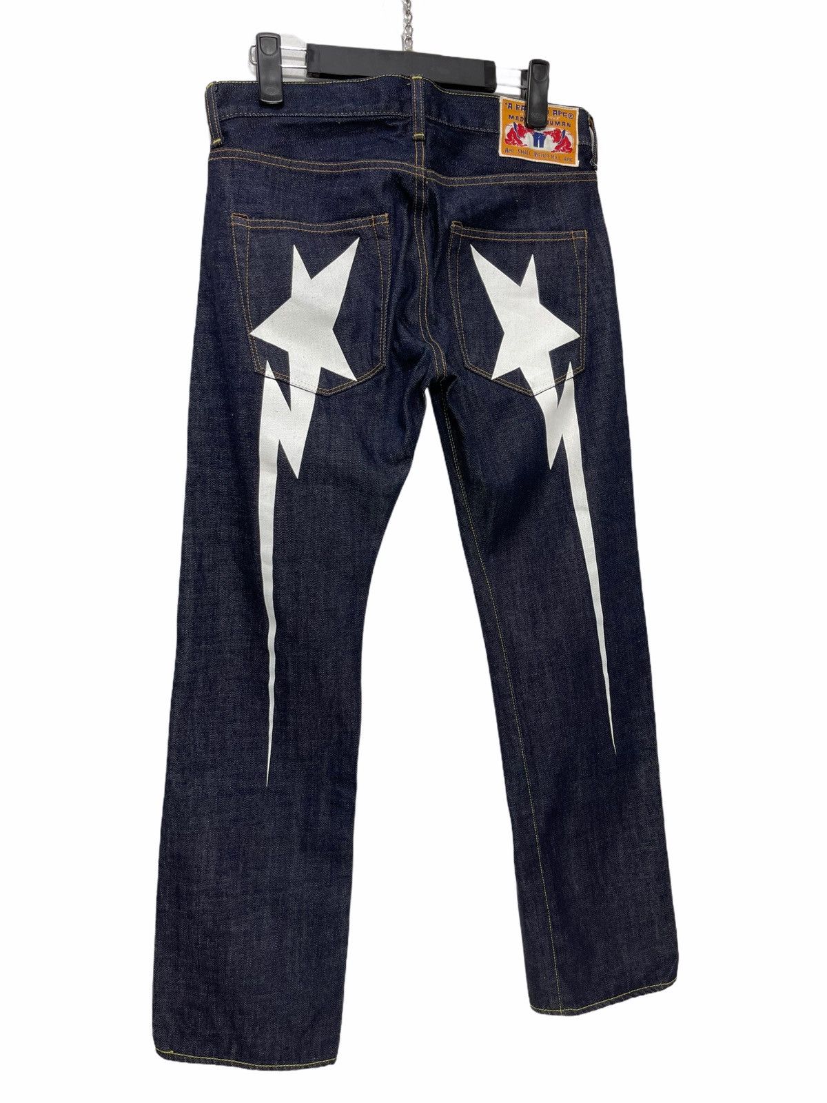 Bape Bapesta Denim Regular Fit Size US 30 / EU 46 - 2 Thumbnail