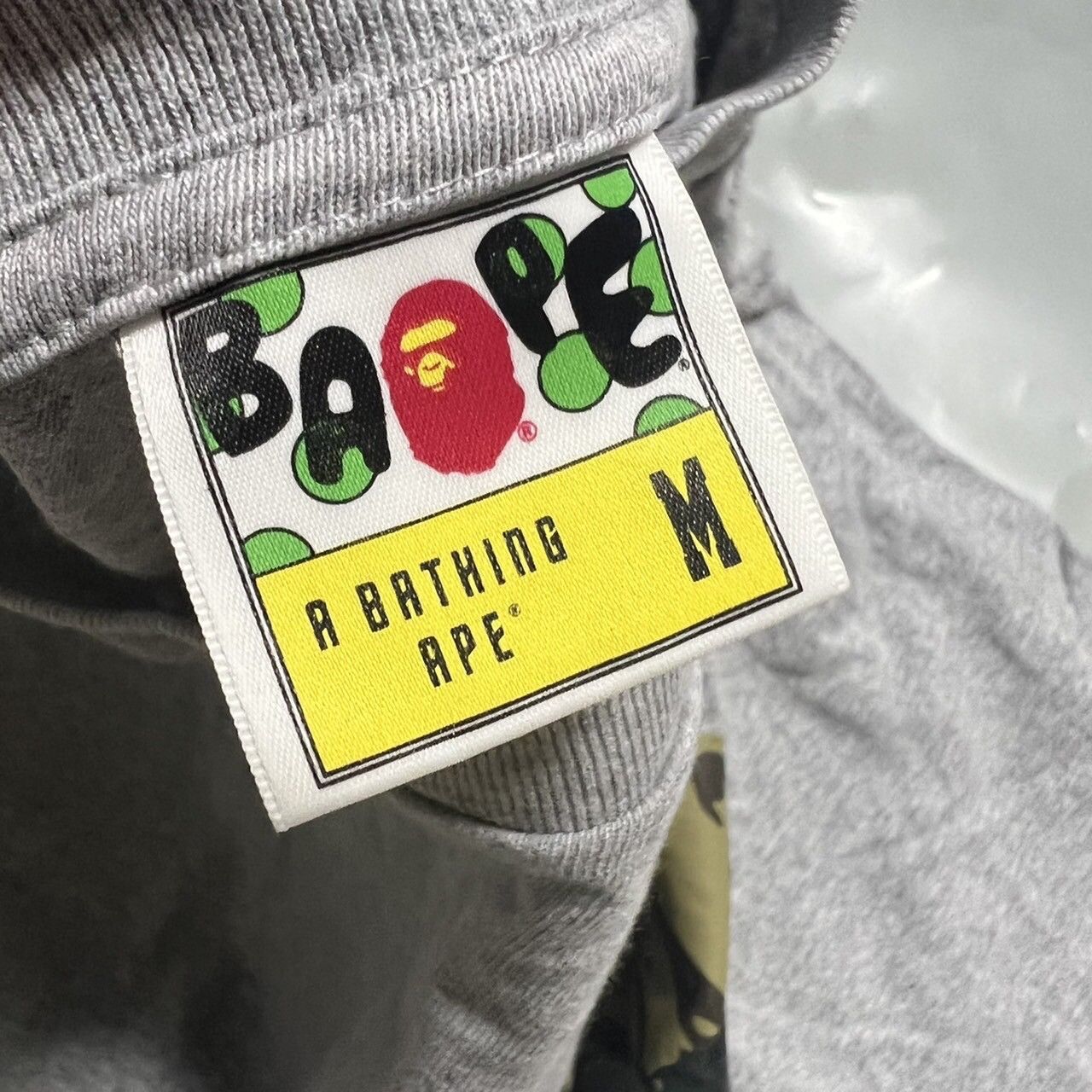 Bape BAPE APE HEAD Gray TEE Size US M / EU 48-50 / 2 - 3 Thumbnail