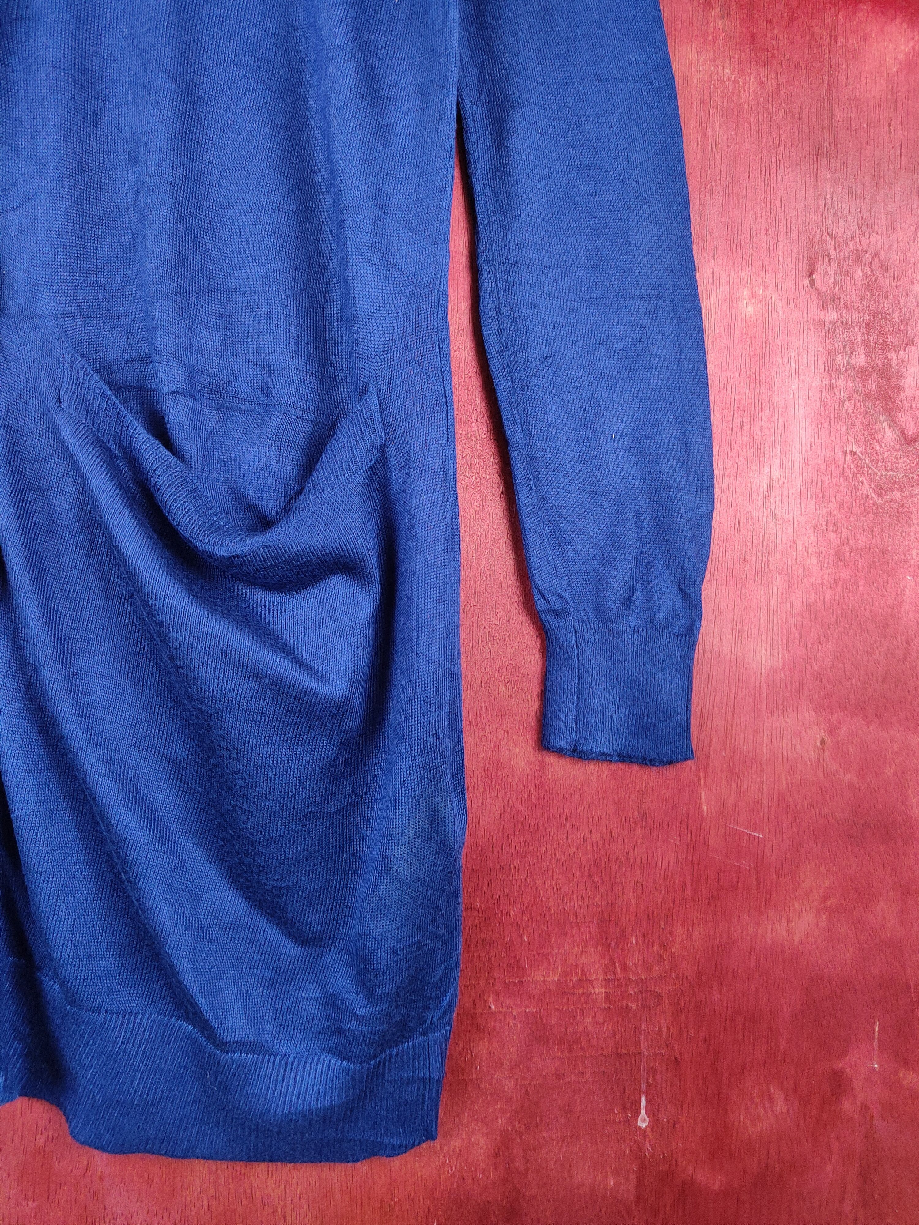 Japanese Brand × MOUSSY Moussy Dark Blue Knitwear long Cardigan #S1218 Size M / US 6-8 / IT 42-44 - 6 Thumbnail