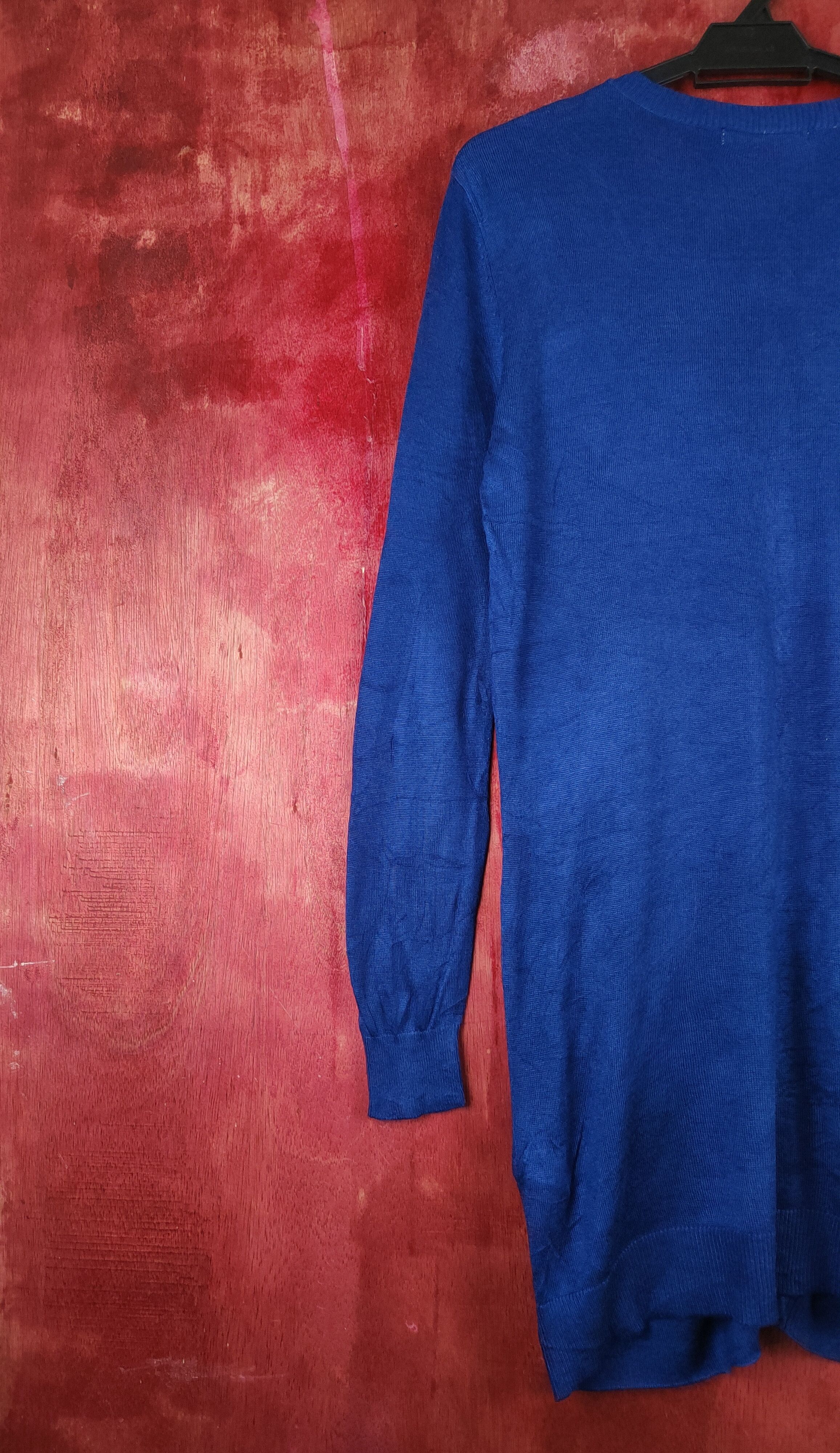 Japanese Brand × MOUSSY Moussy Dark Blue Knitwear long Cardigan #S1218 Size M / US 6-8 / IT 42-44 - 8 Thumbnail