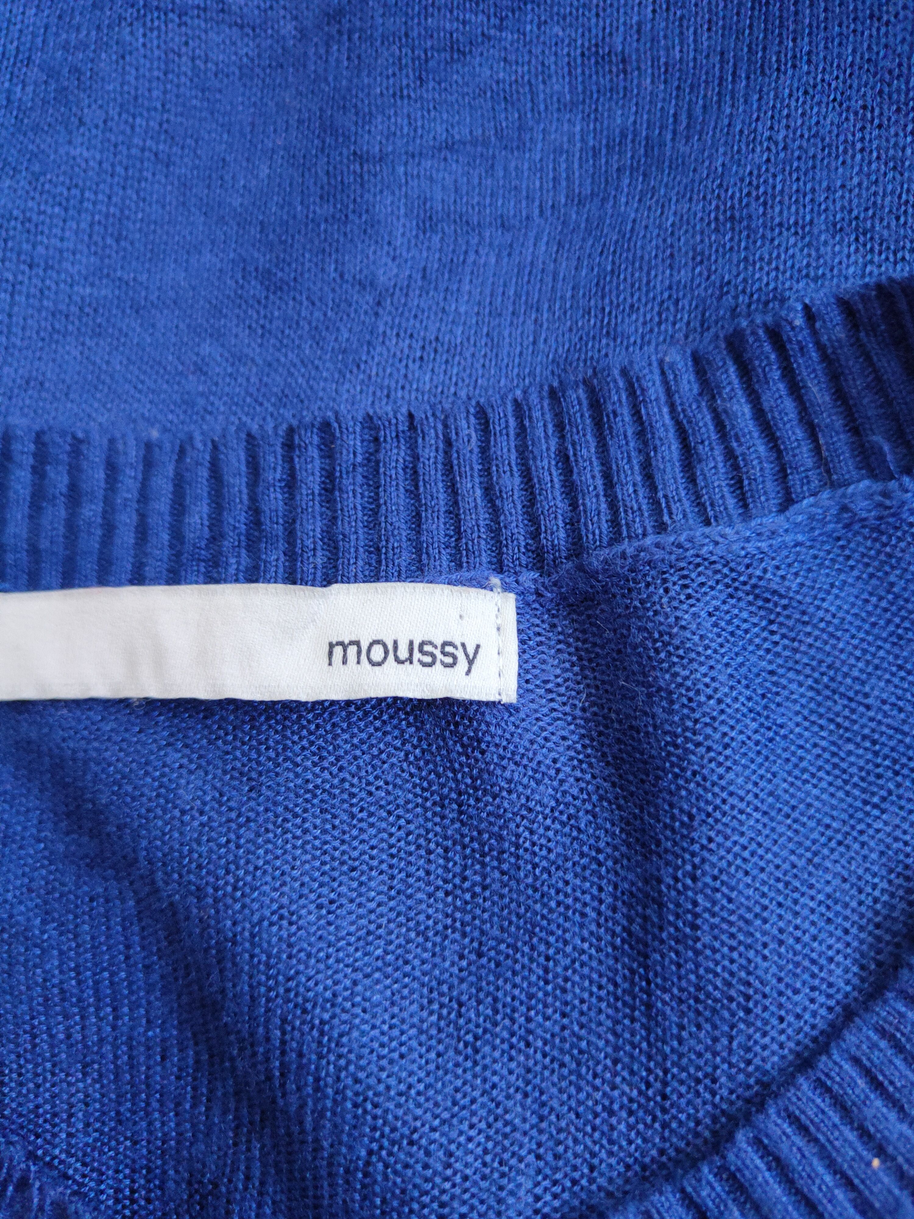 Japanese Brand × MOUSSY Moussy Dark Blue Knitwear long Cardigan #S1218 Size M / US 6-8 / IT 42-44 - 11 Thumbnail