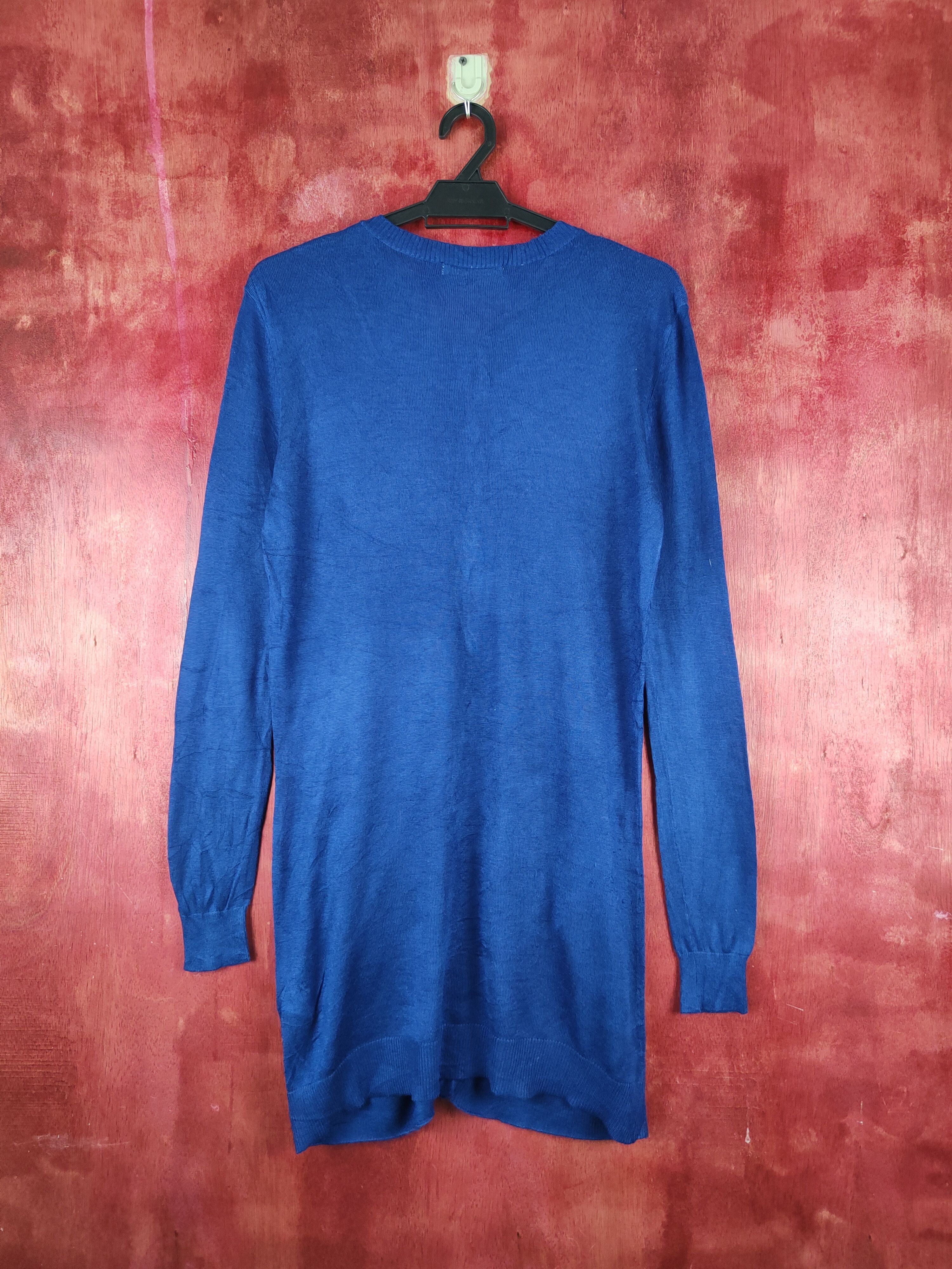 Japanese Brand × MOUSSY Moussy Dark Blue Knitwear long Cardigan #S1218 Size M / US 6-8 / IT 42-44 - 7 Thumbnail