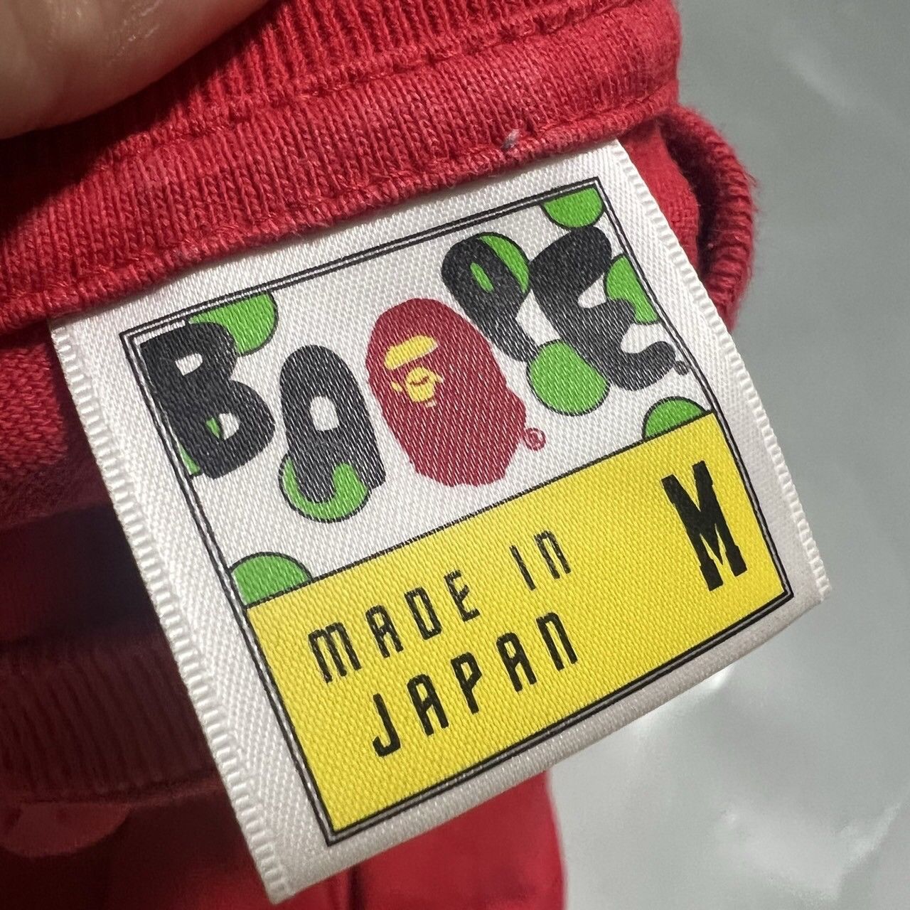 Bape BAPE APE HEAD TEE Red Size US M / EU 48-50 / 2 - 3 Thumbnail