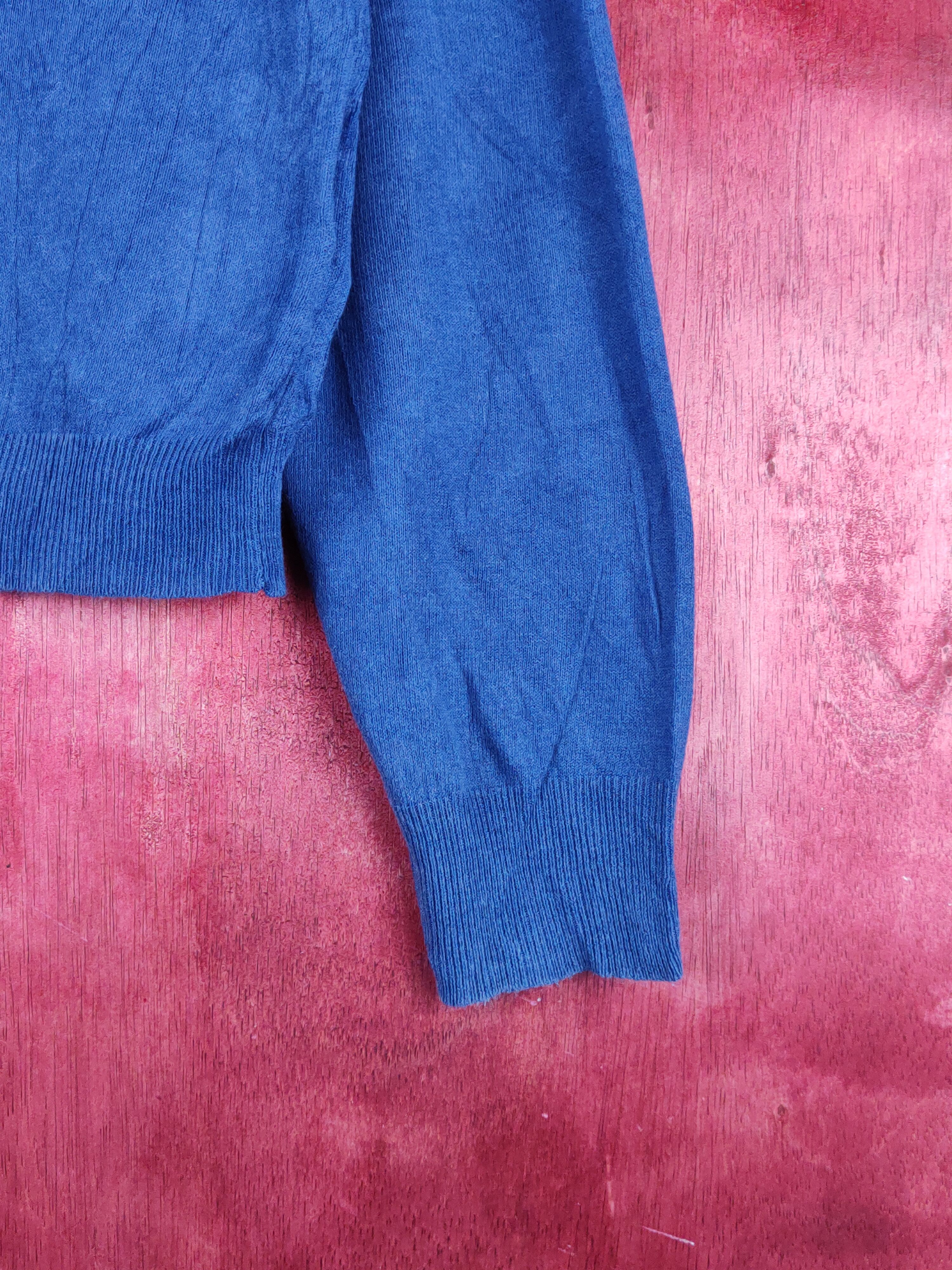 Japanese Brand Earth Music & Ecology Blue Knitwear Cardigan #S1215 Size M / US 6-8 / IT 42-44 - 6 Thumbnail