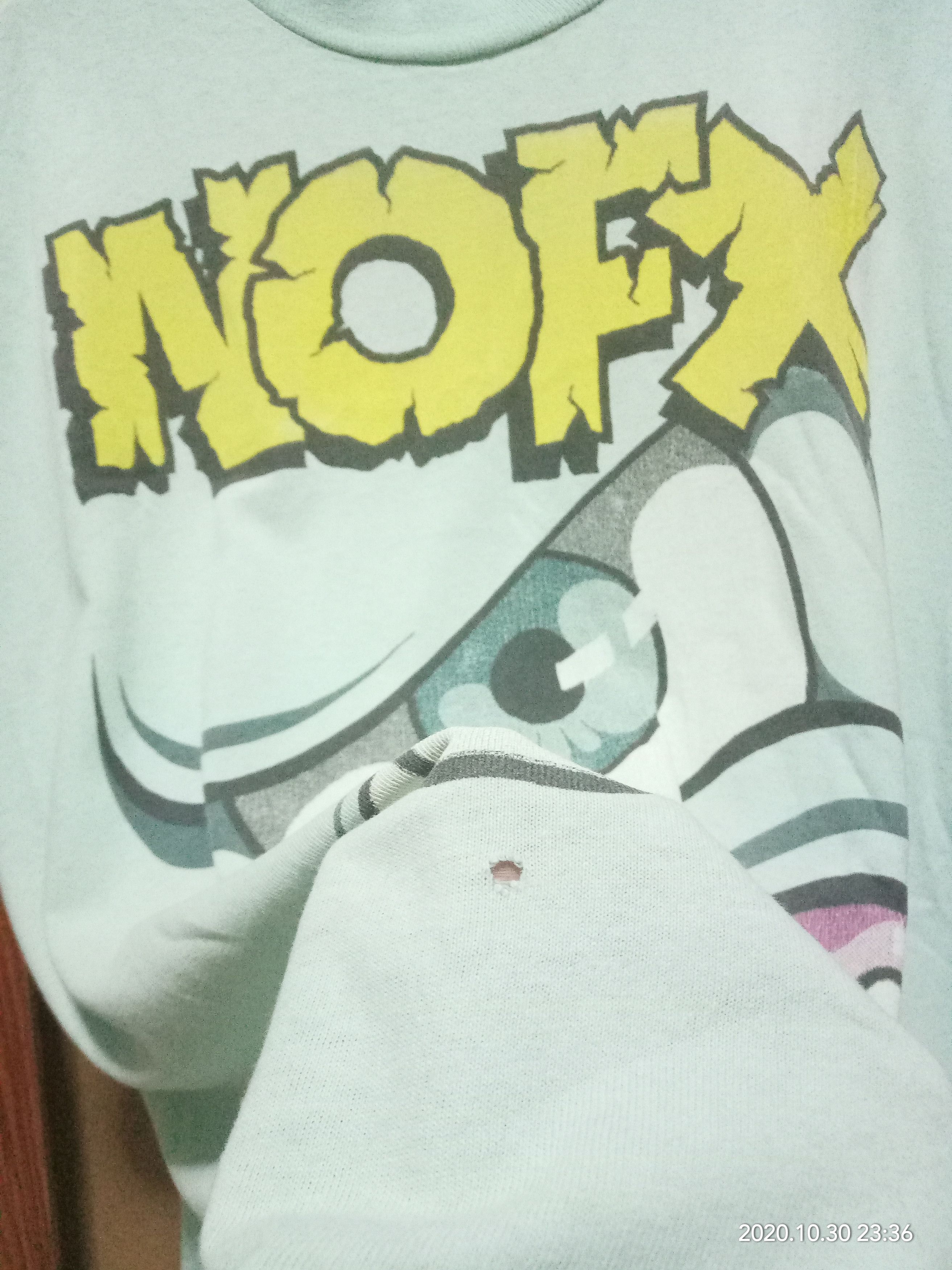 Band Tees Vintage 90s Nofx Punk in Drublic 95 Distressed punkrock tee Size US XL / EU 56 / 4 - 6 Thumbnail