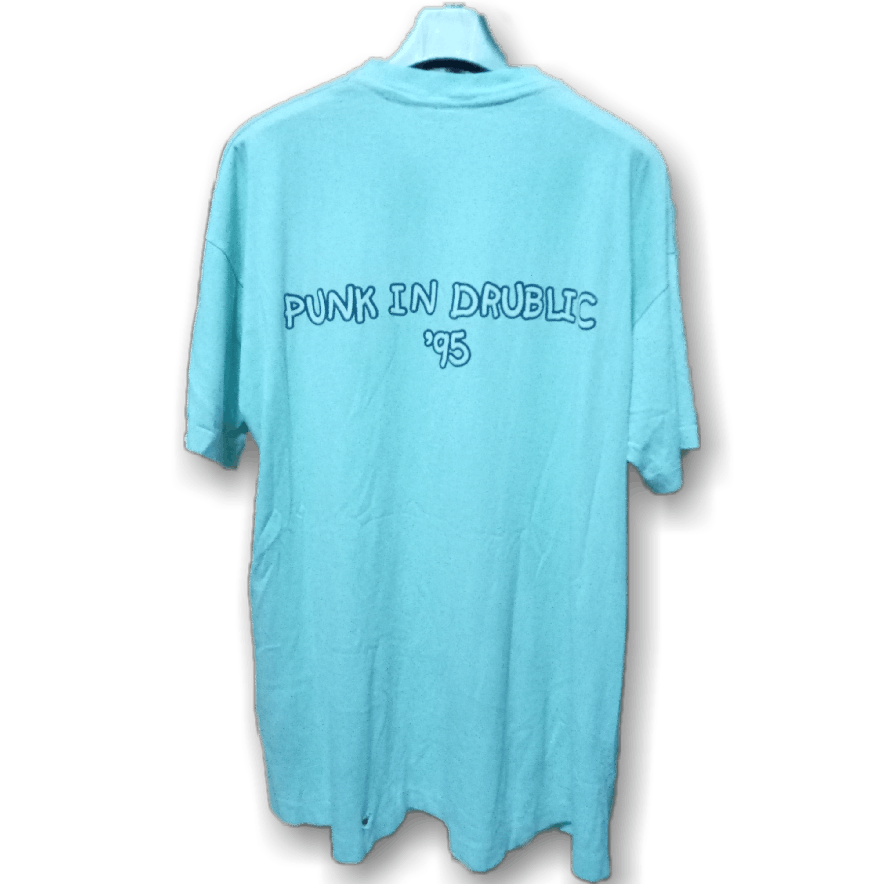 Band Tees Vintage 90s Nofx Punk in Drublic 95 Distressed punkrock tee Size US XL / EU 56 / 4 - 2 Thumbnail
