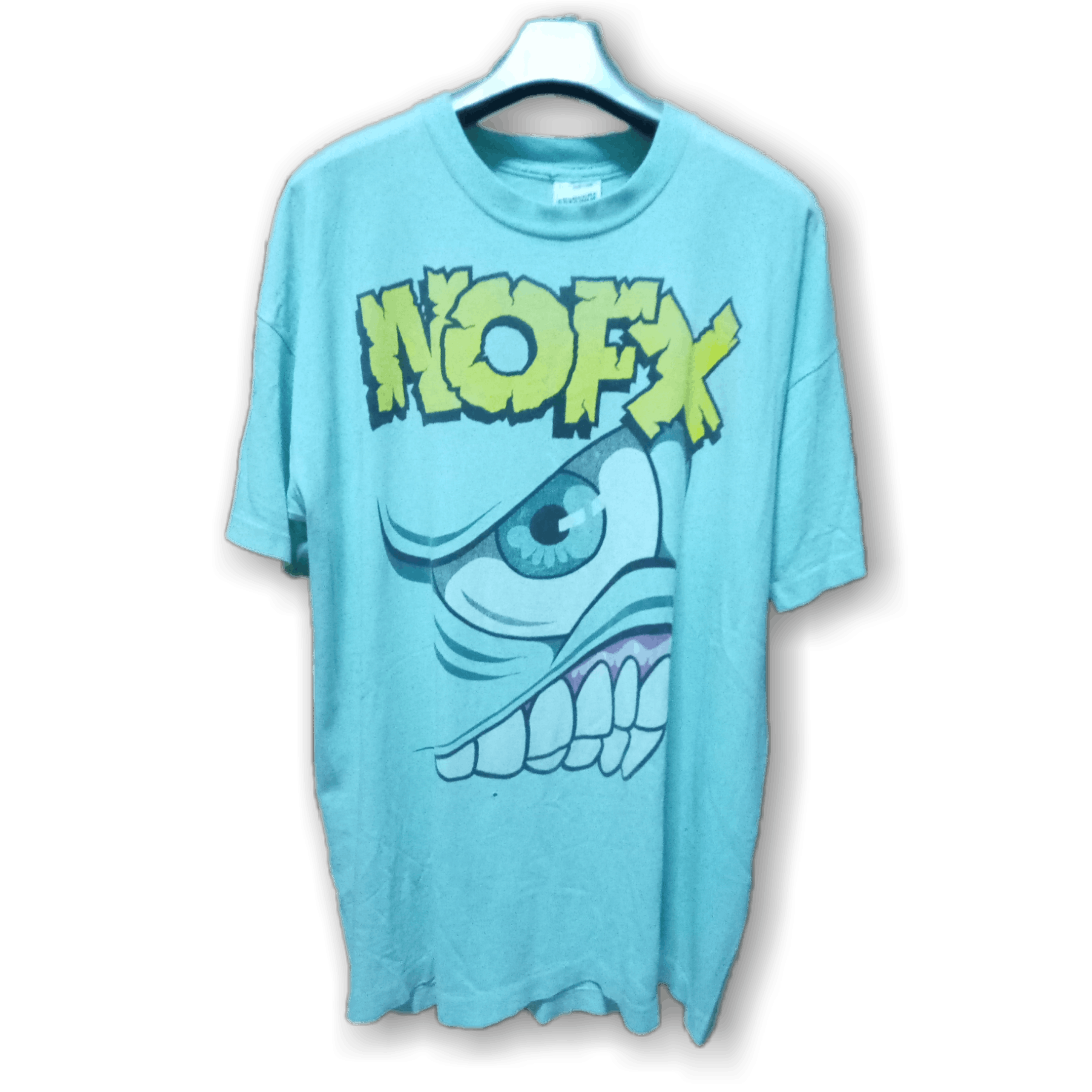 Band Tees Vintage 90s Nofx Punk in Drublic 95 Distressed punkrock tee Size US XL / EU 56 / 4 - 1 Thumbnail