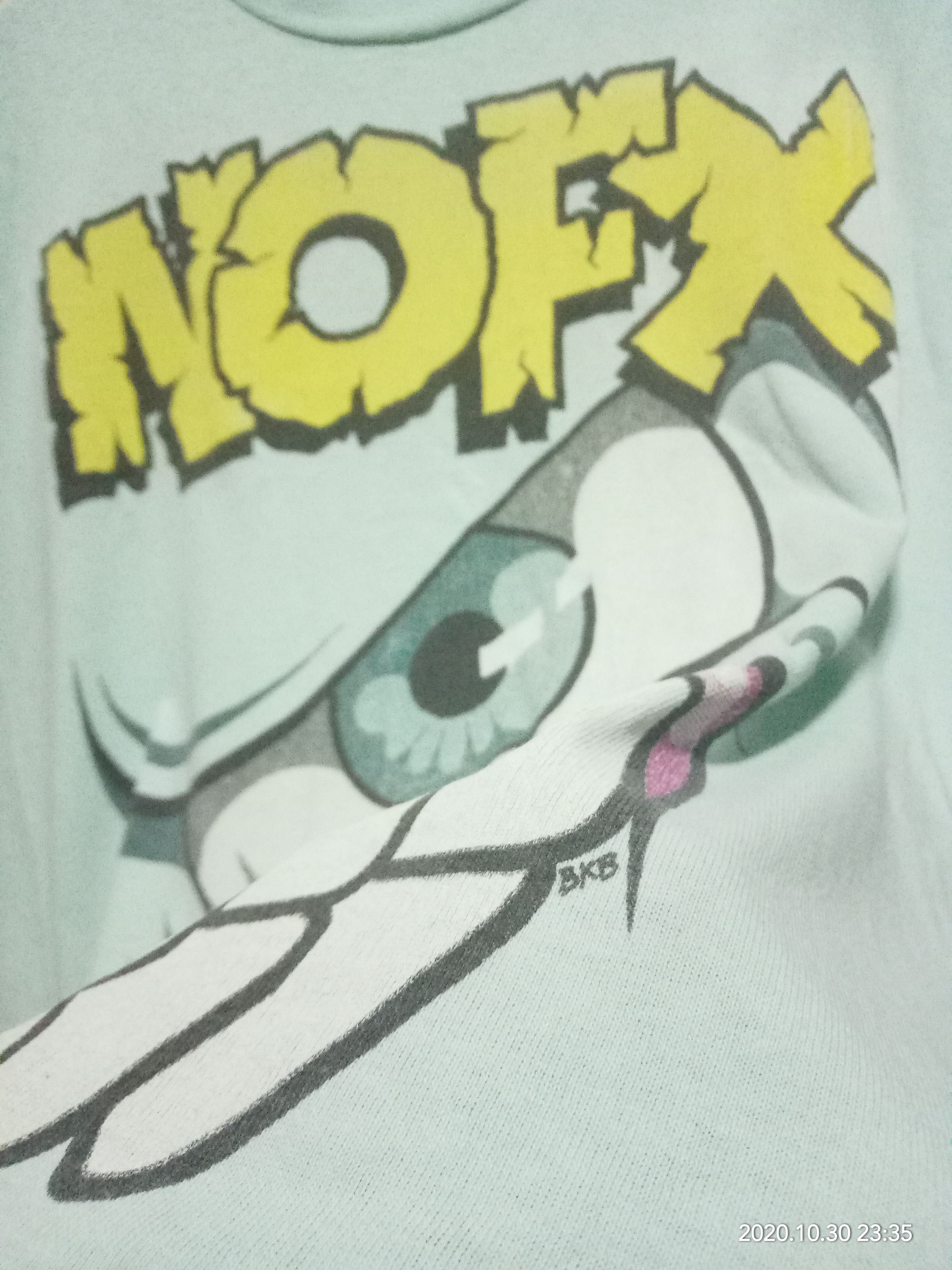 Band Tees Vintage 90s Nofx Punk in Drublic 95 Distressed punkrock tee Size US XL / EU 56 / 4 - 7 Thumbnail