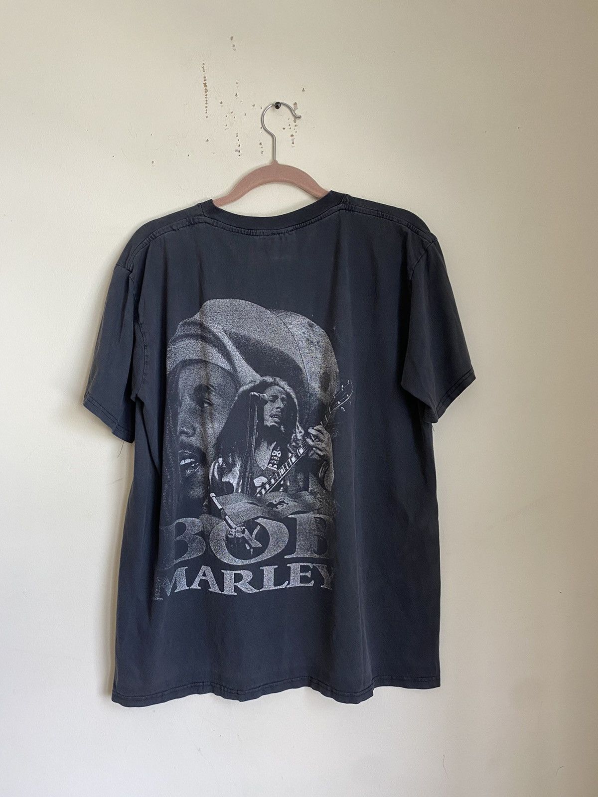 Bob Marley × Rap Tees × Vintage Vintage 90s Bob Marley Boot Rap Tee Size US XL / EU 56 / 4 - 2 Thumbnail