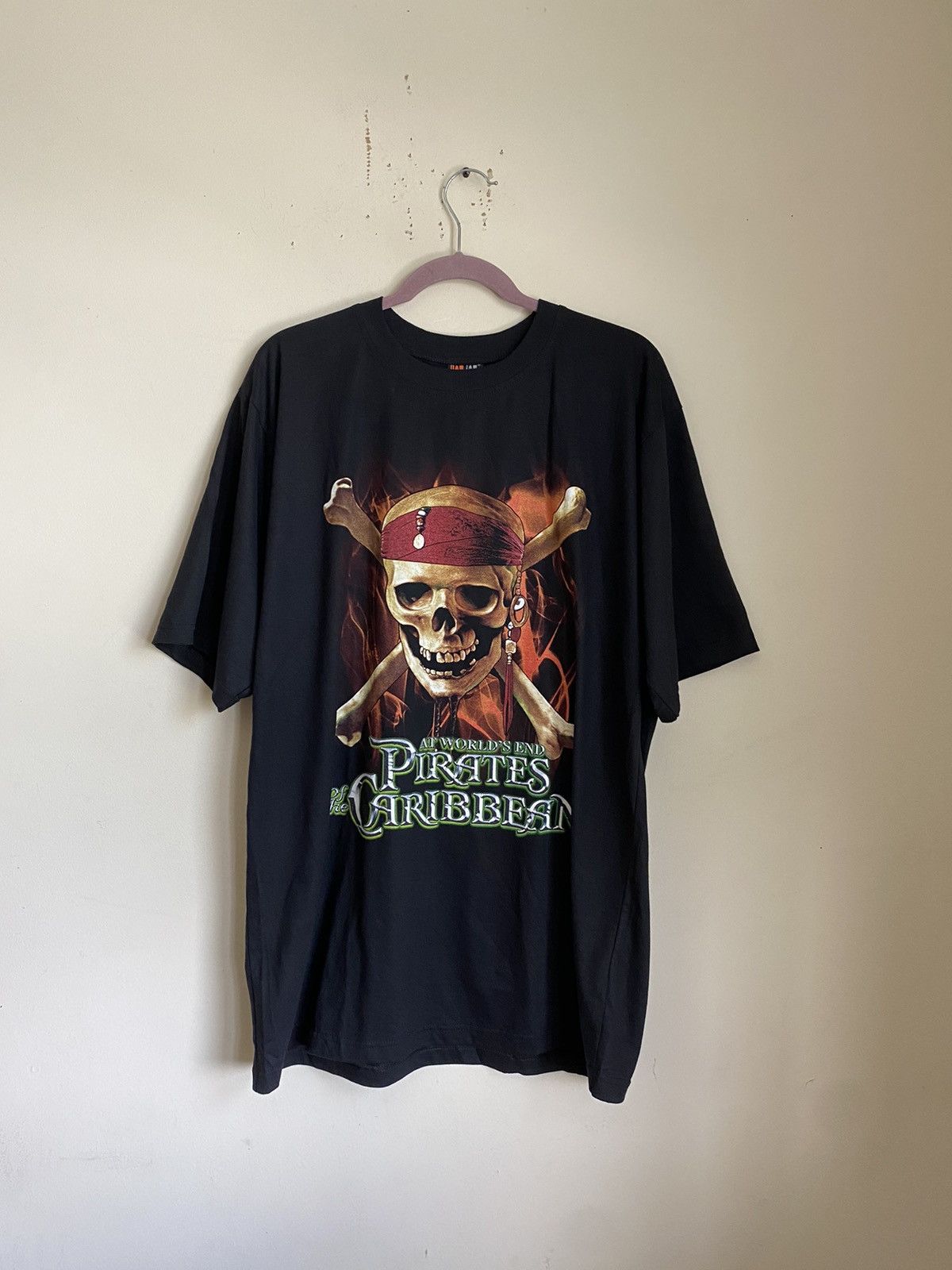 Vintage Vintage Pirates of Caribbean hot ice movie tee early 2000 Size US XXL / EU 58 / 5 - 1 Thumbnail
