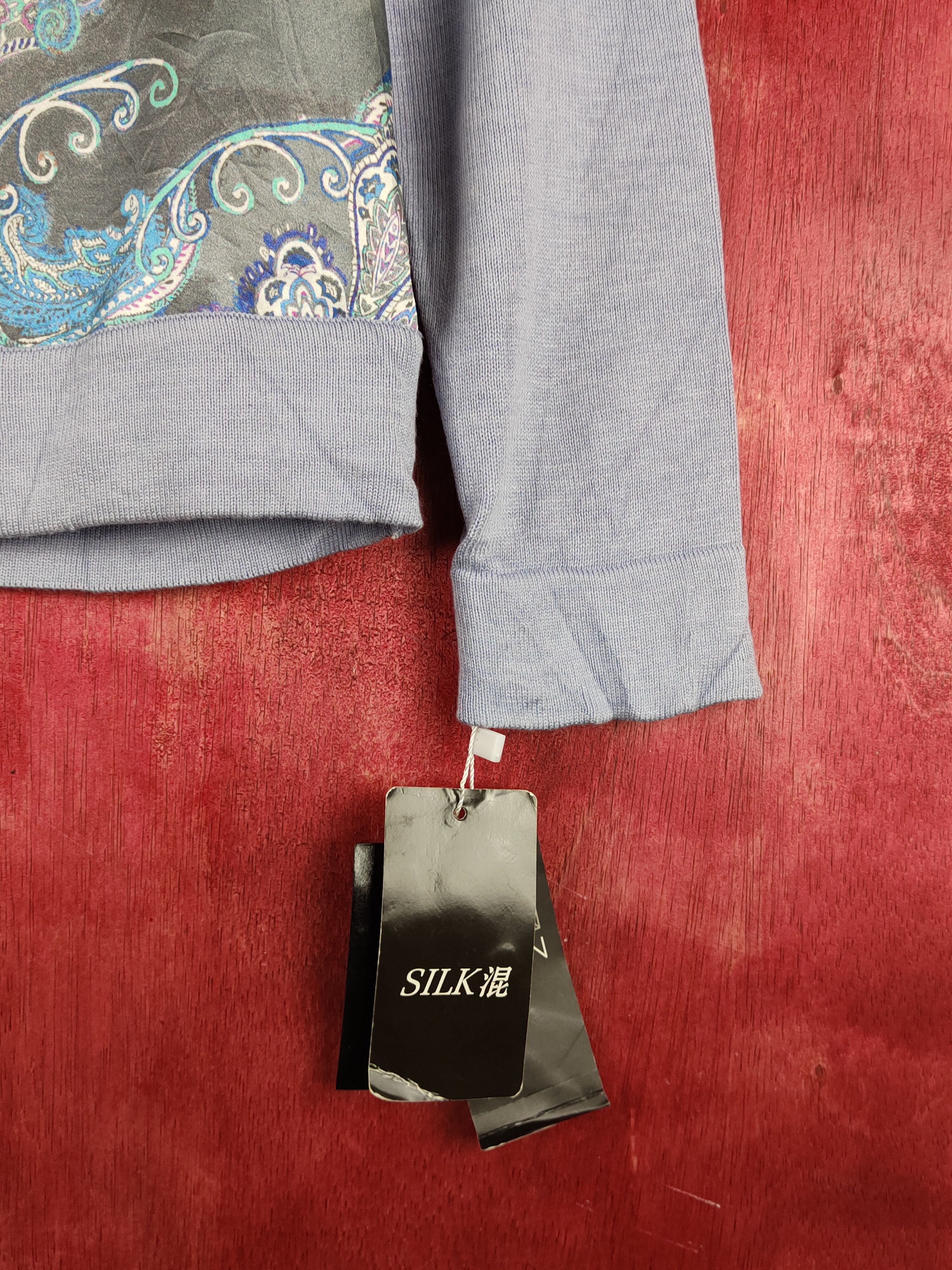 Japanese Brand Out Zon Baby Blue Knitwear Cardigan #S1212 Size M / US 6-8 / IT 42-44 - 6 Thumbnail